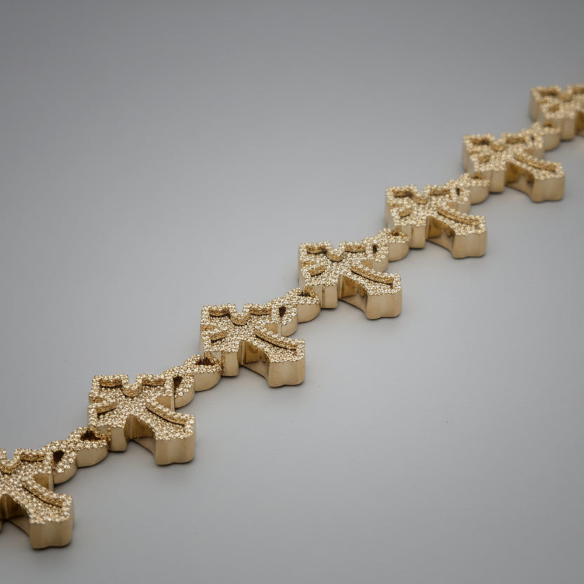 Diamond Infinity Cross Bracelet