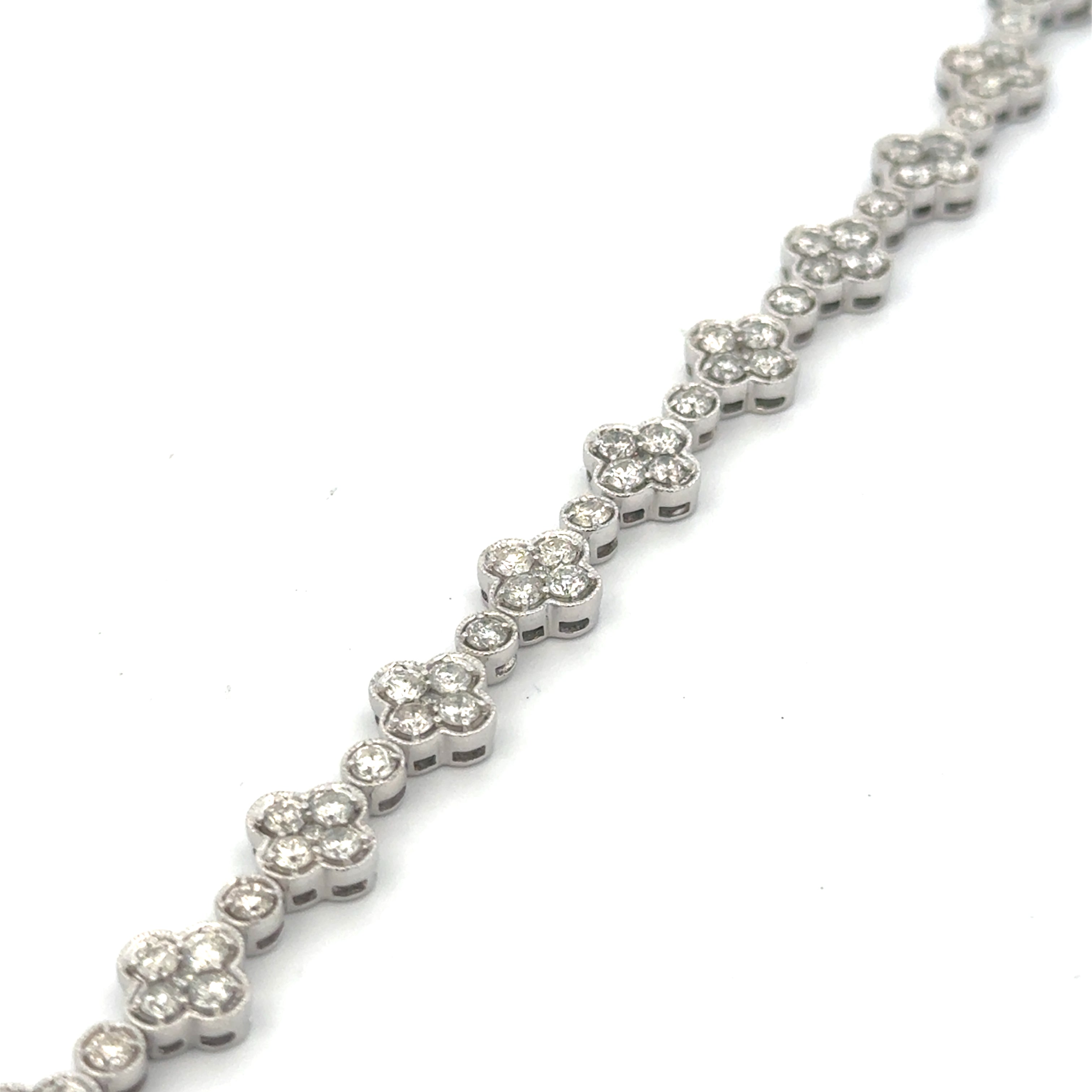Diamond Clover Bracelet