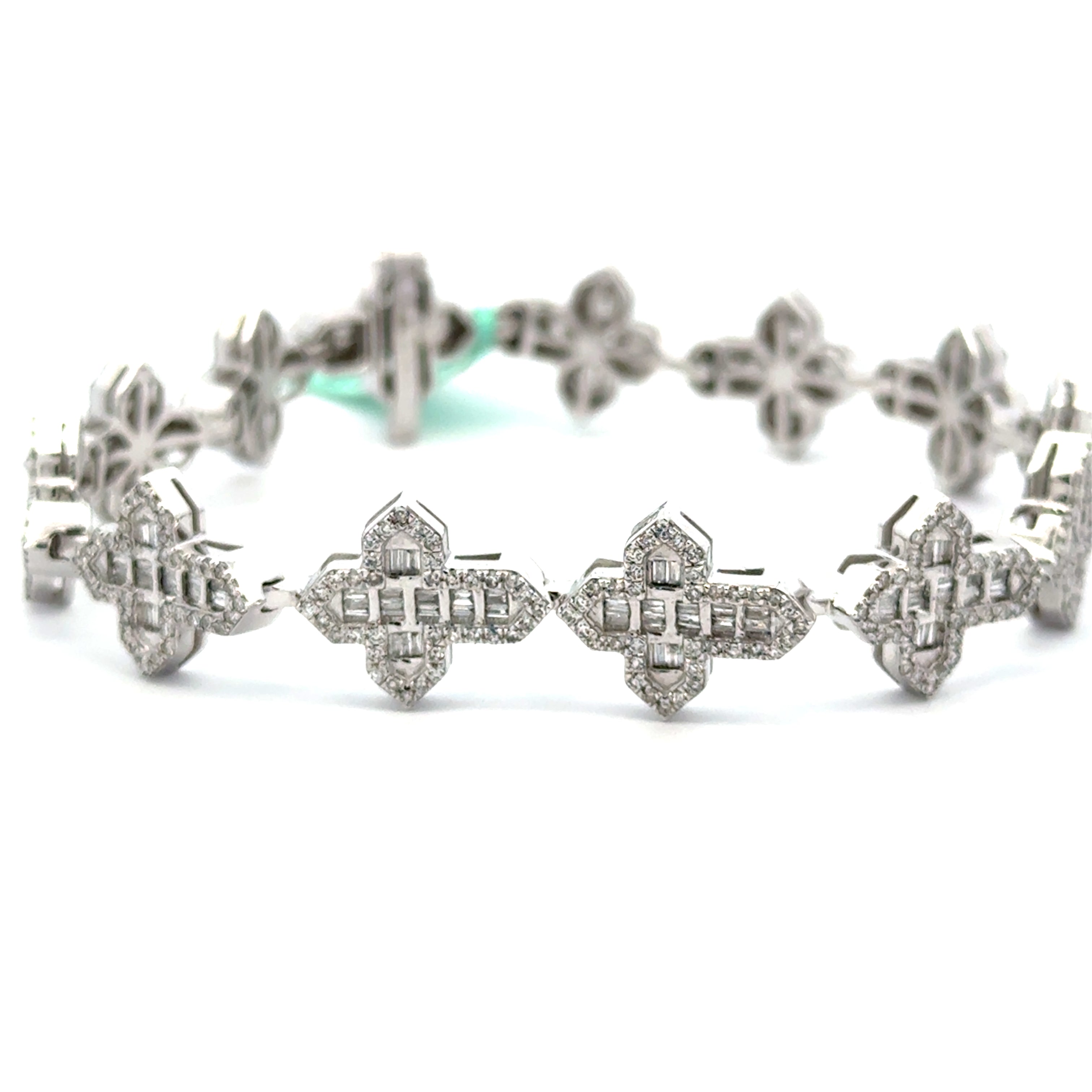 Diamond Cross Bracelet