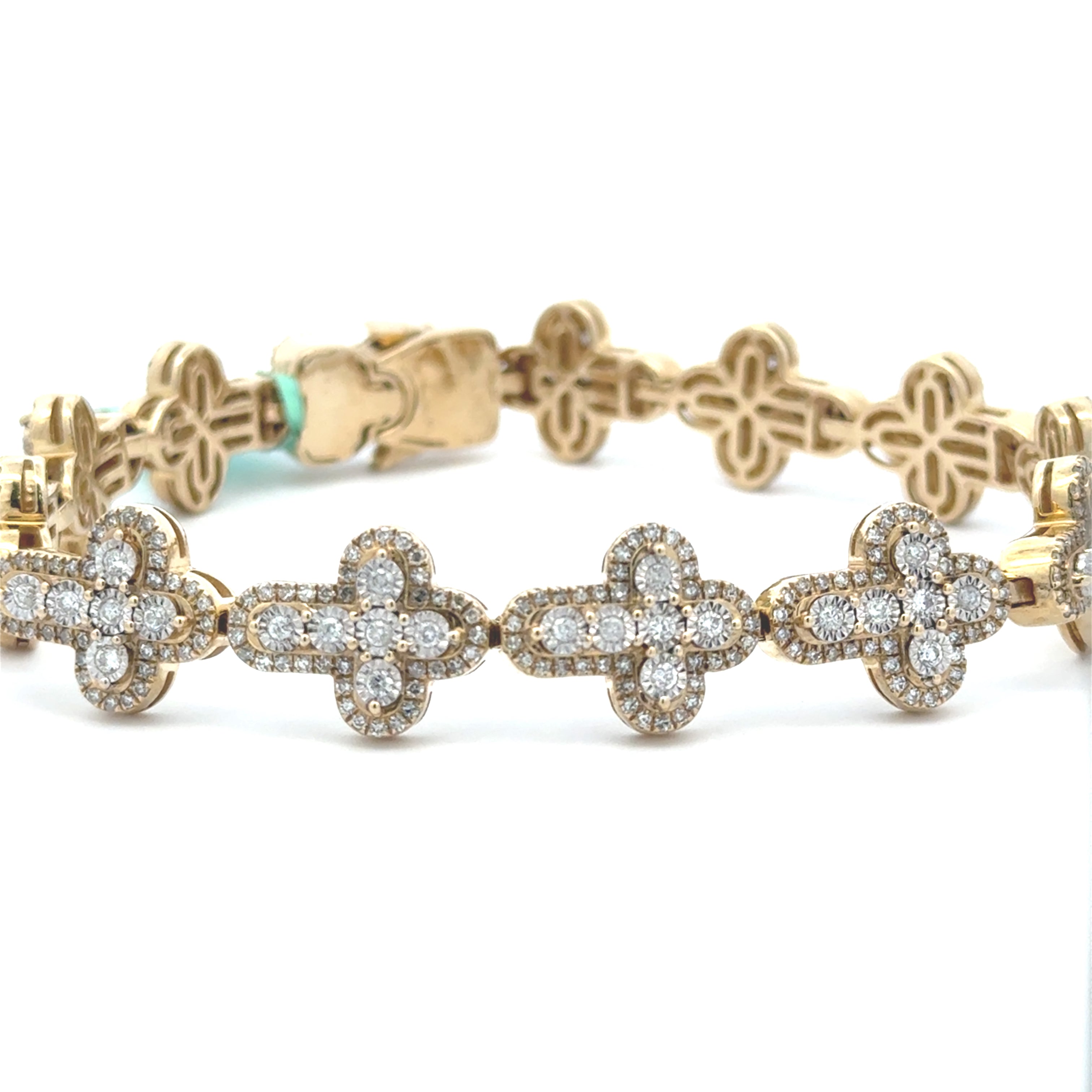 Diamond Cross Bracelet