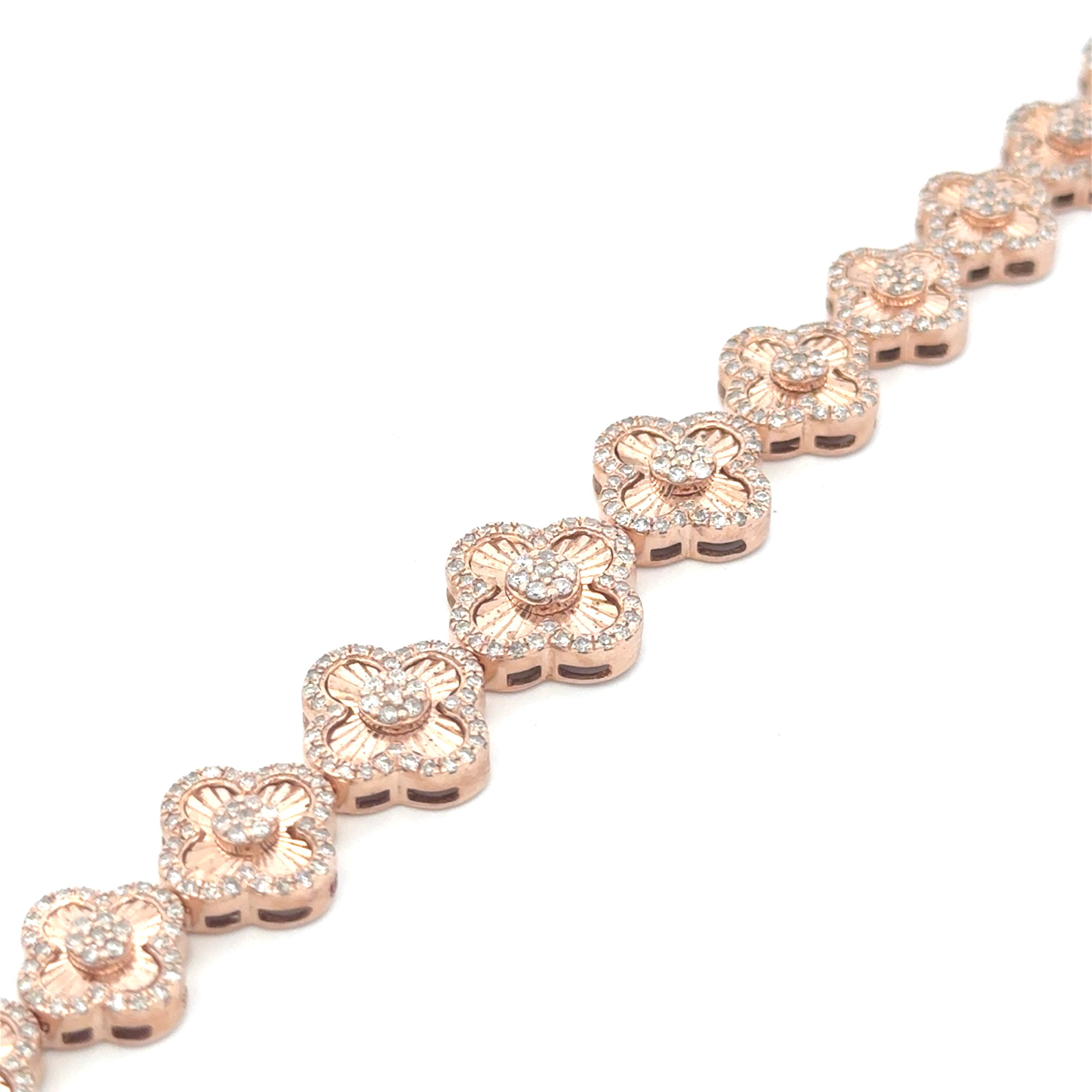 Diamond Clover Bracelet