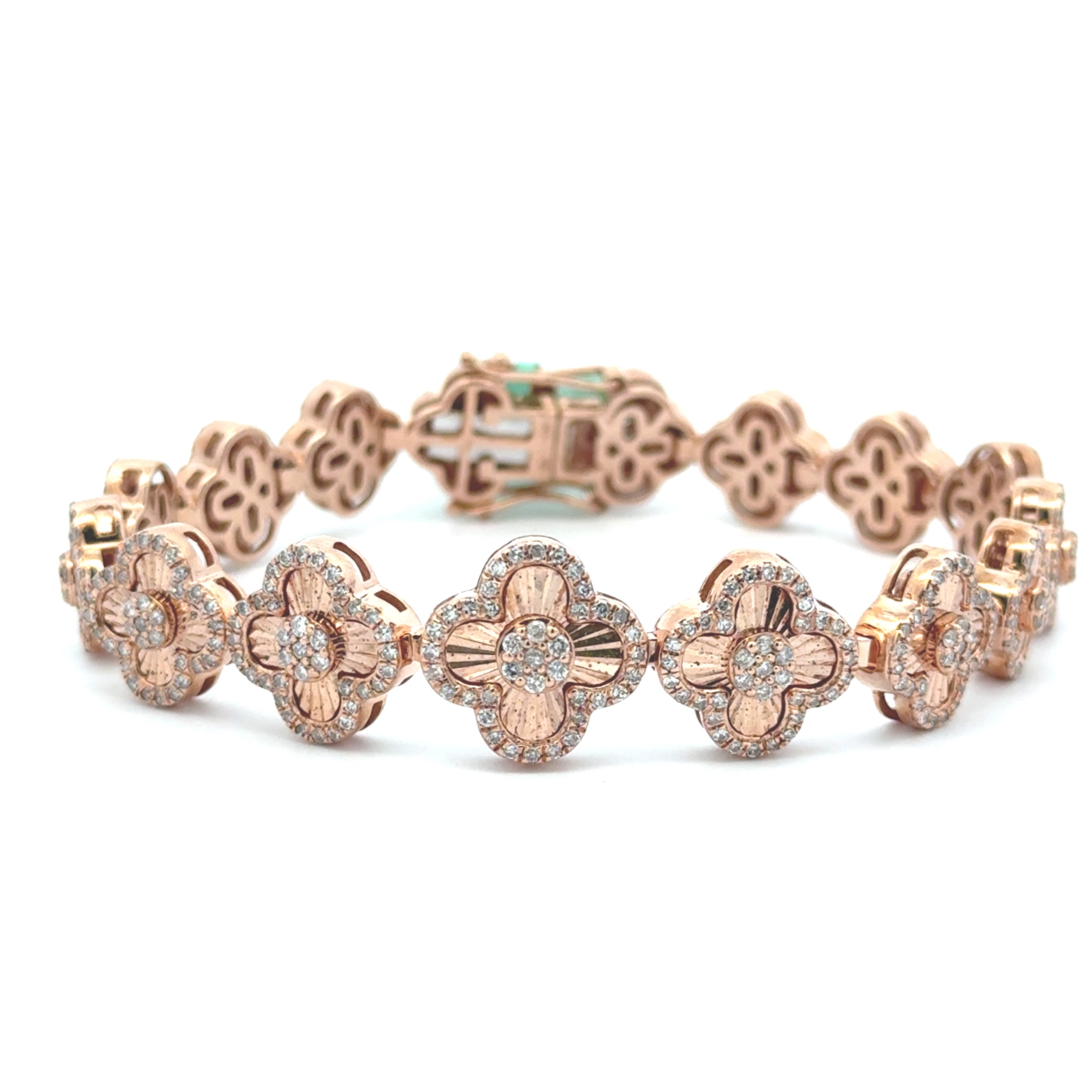 Diamond Clover Bracelet
