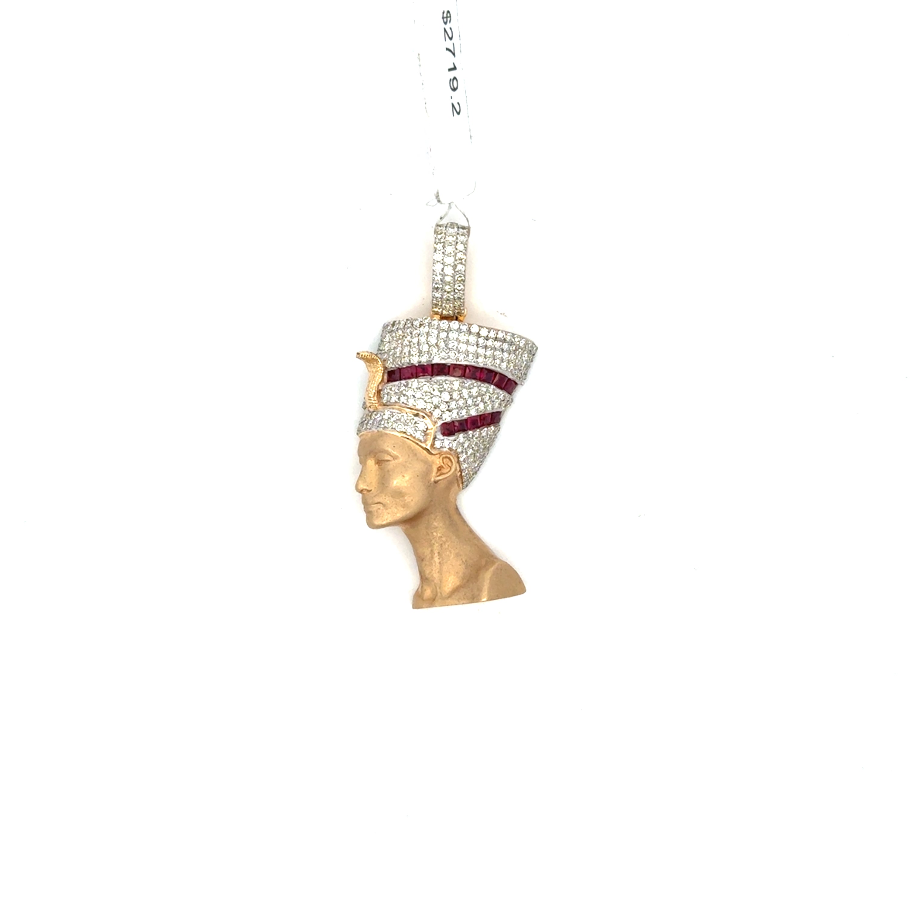 Diamond Egyptian head Pendant