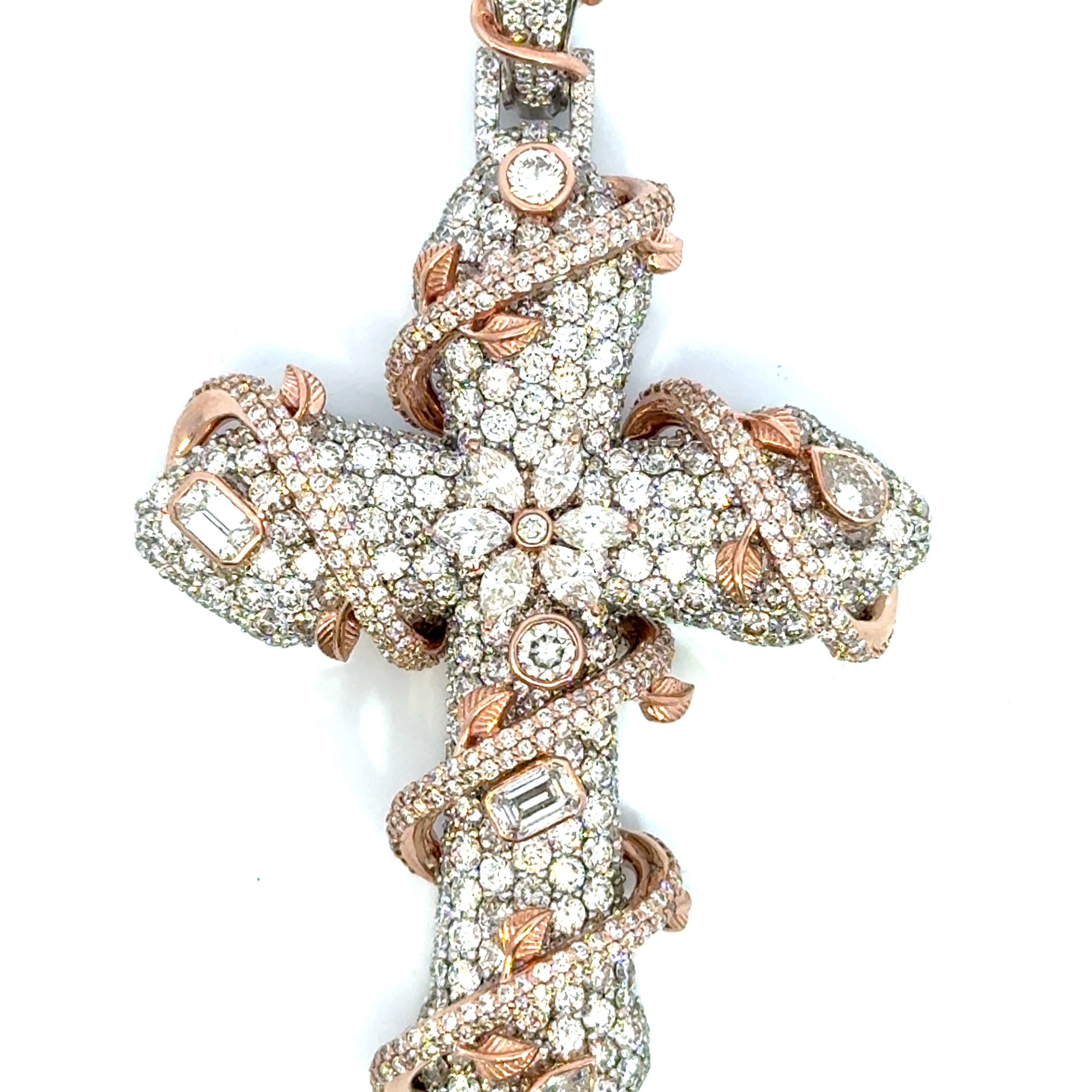 Elegant Diamond Cross Pendant