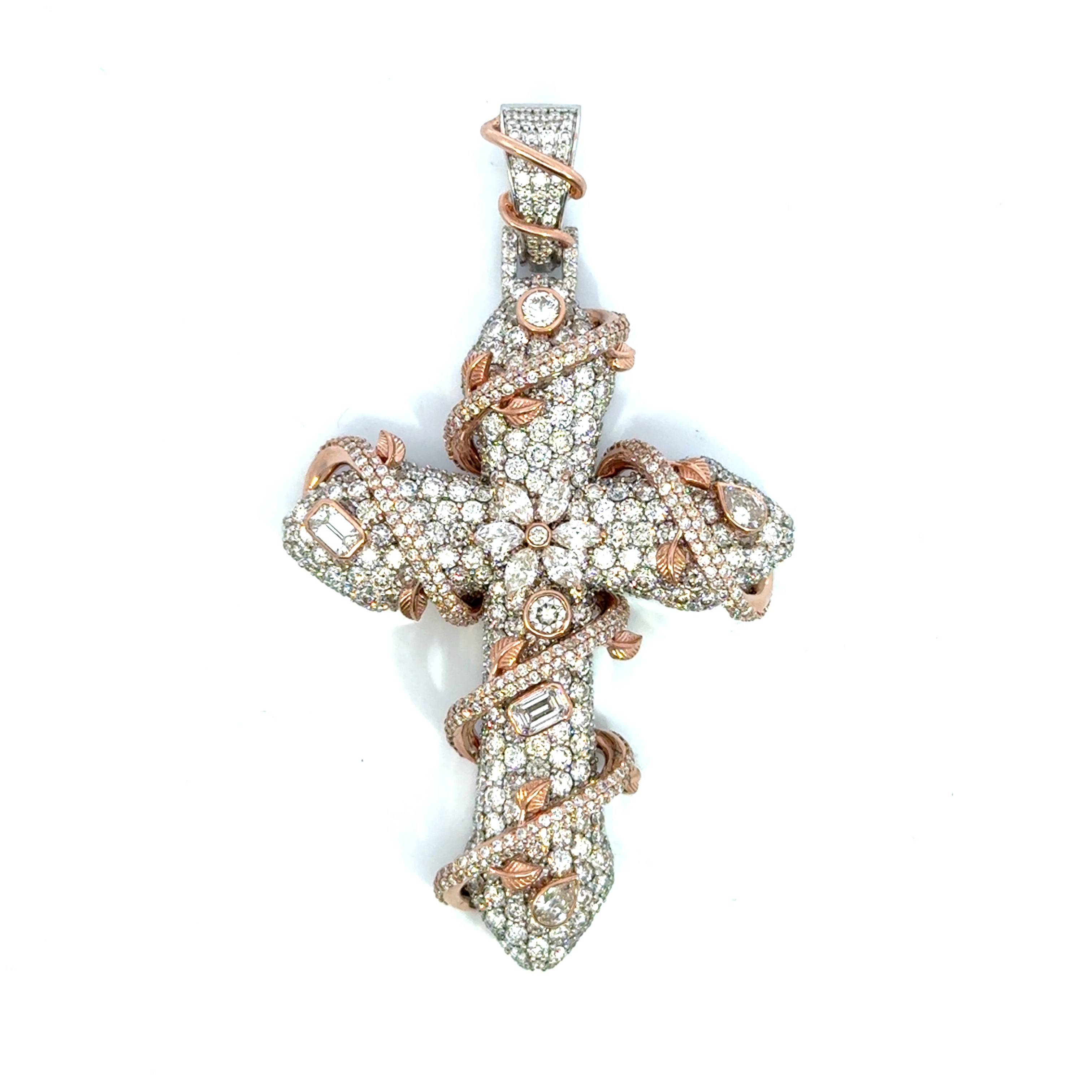 Elegant Diamond Cross Pendant