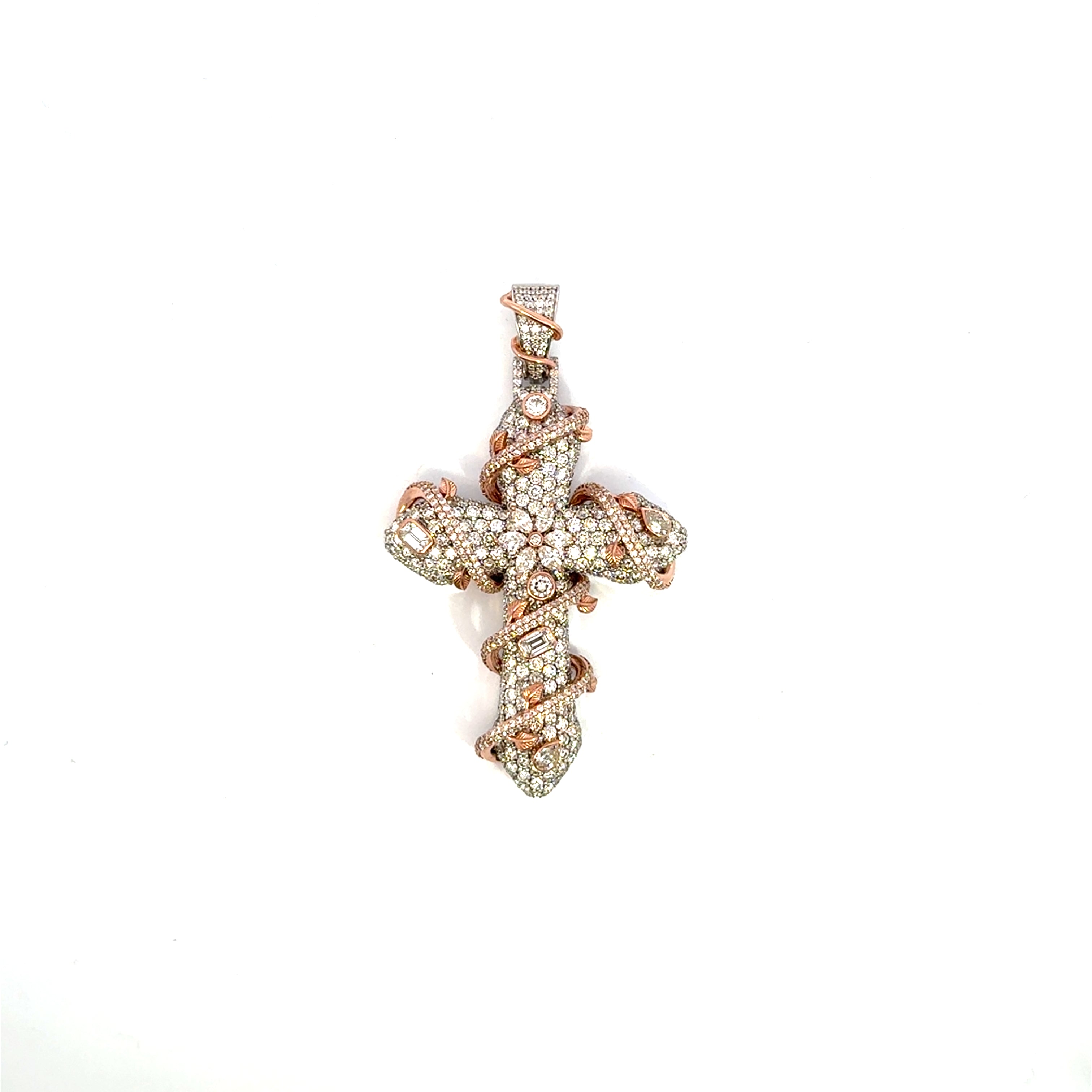 Elegant Diamond Cross Pendant
