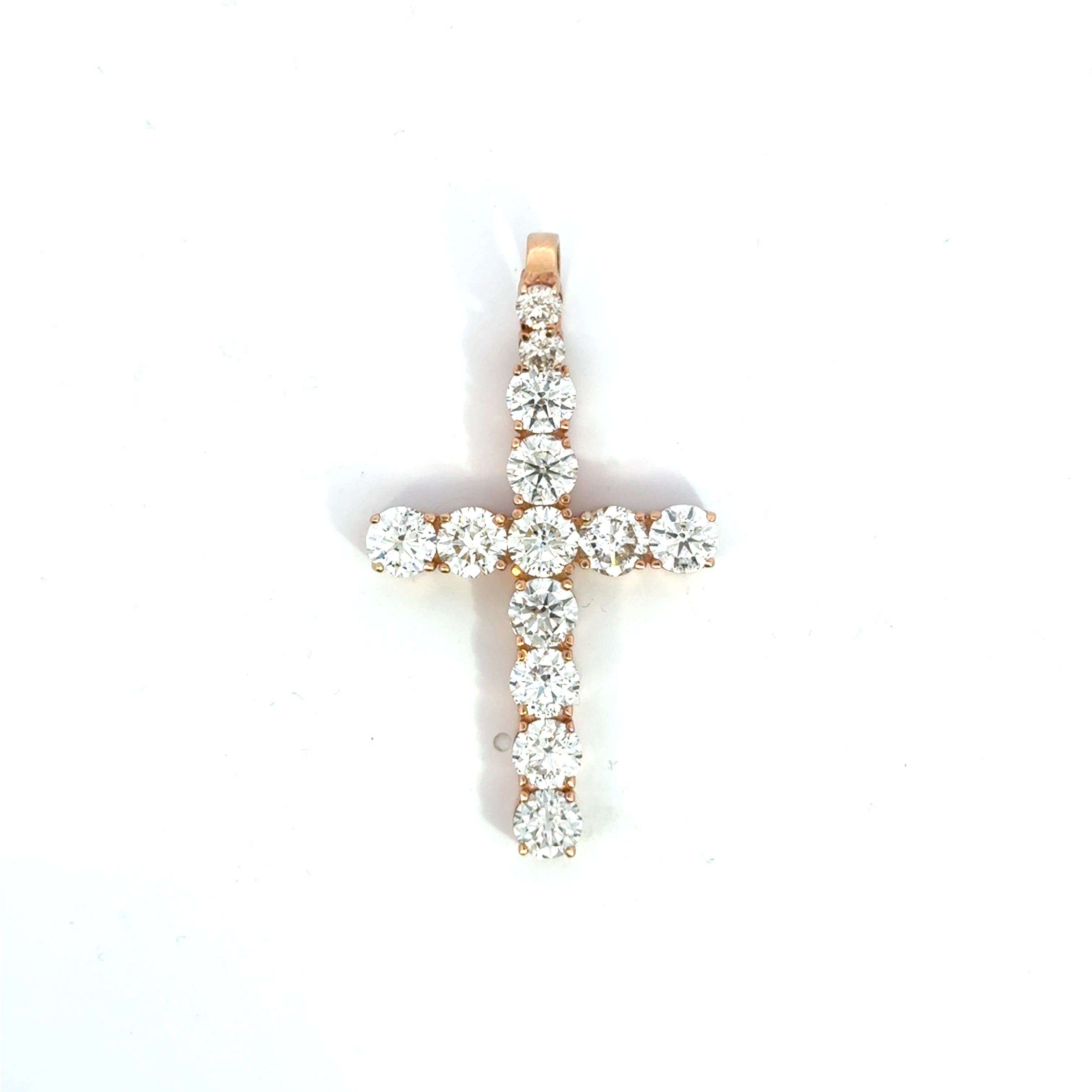 Elegant Diamond Cross Pendant