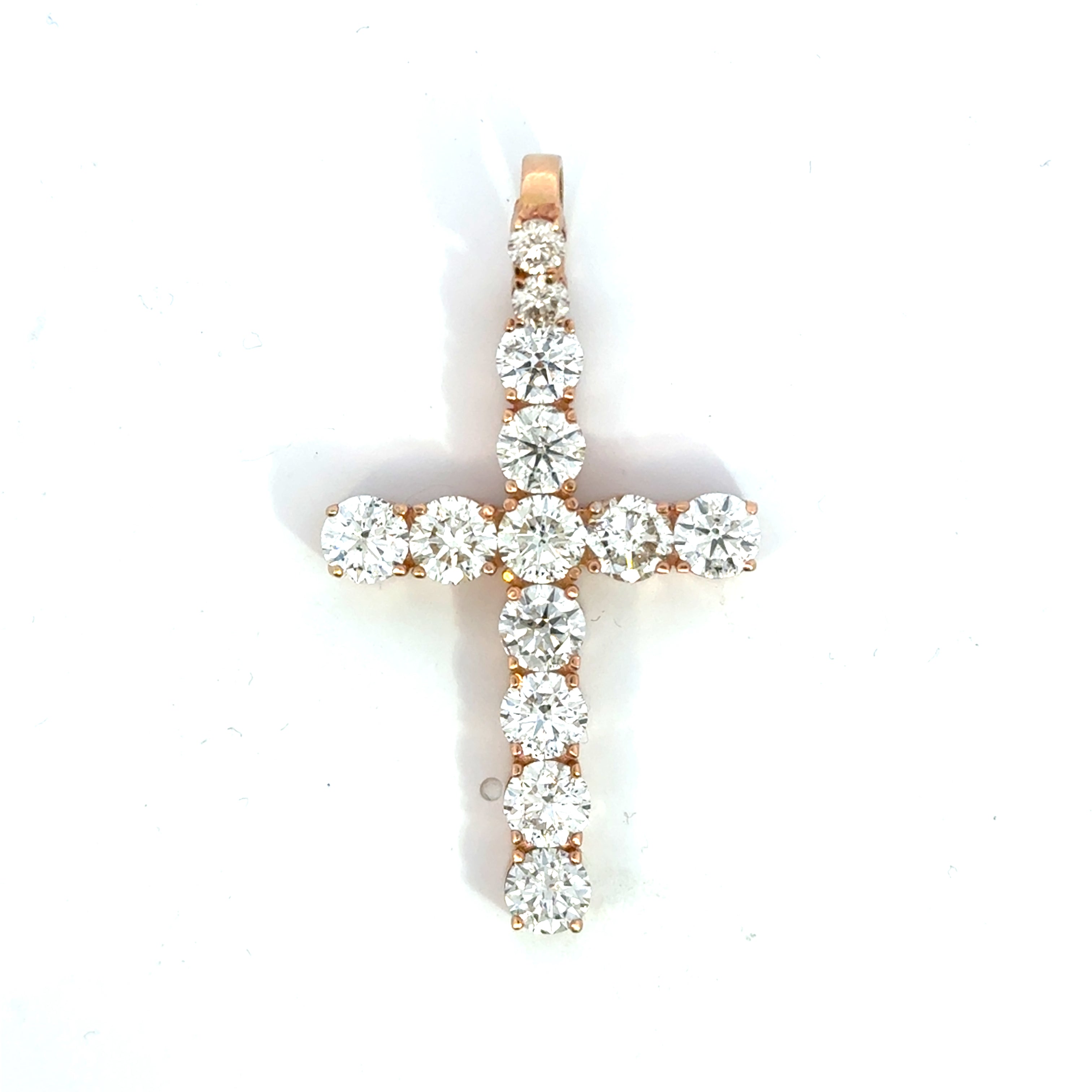 Elegant Diamond Cross Pendant