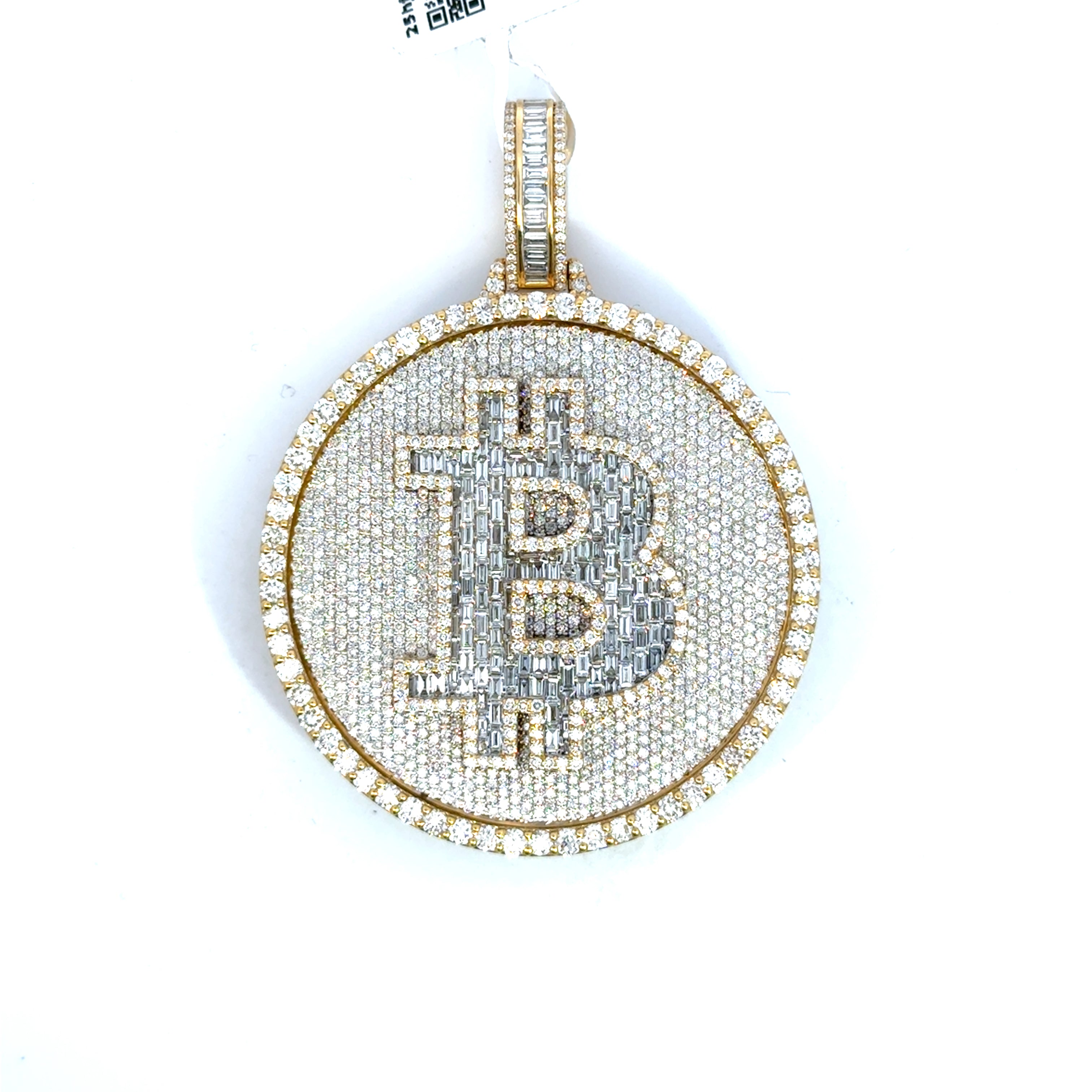 Diamond Bitcoin Pendant