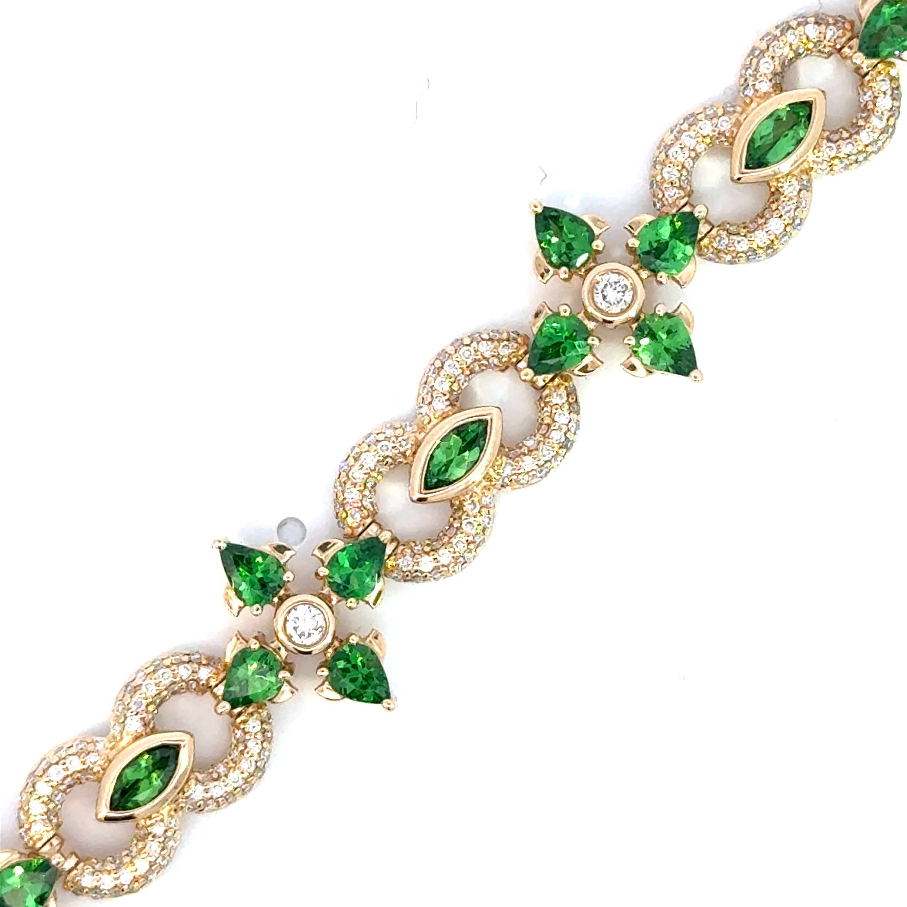Diamond and Emeralds Bracelet