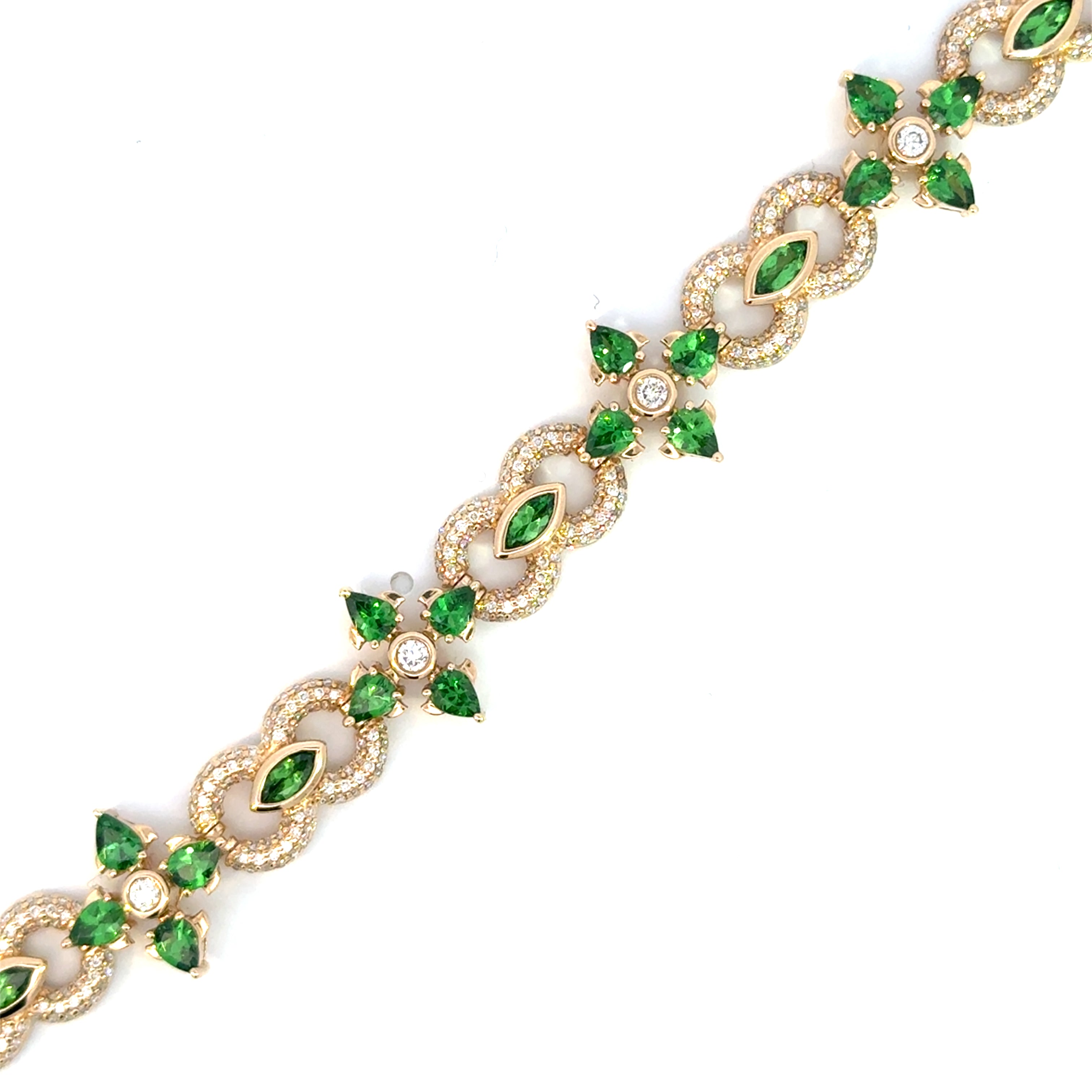 Diamond and Emeralds Bracelet