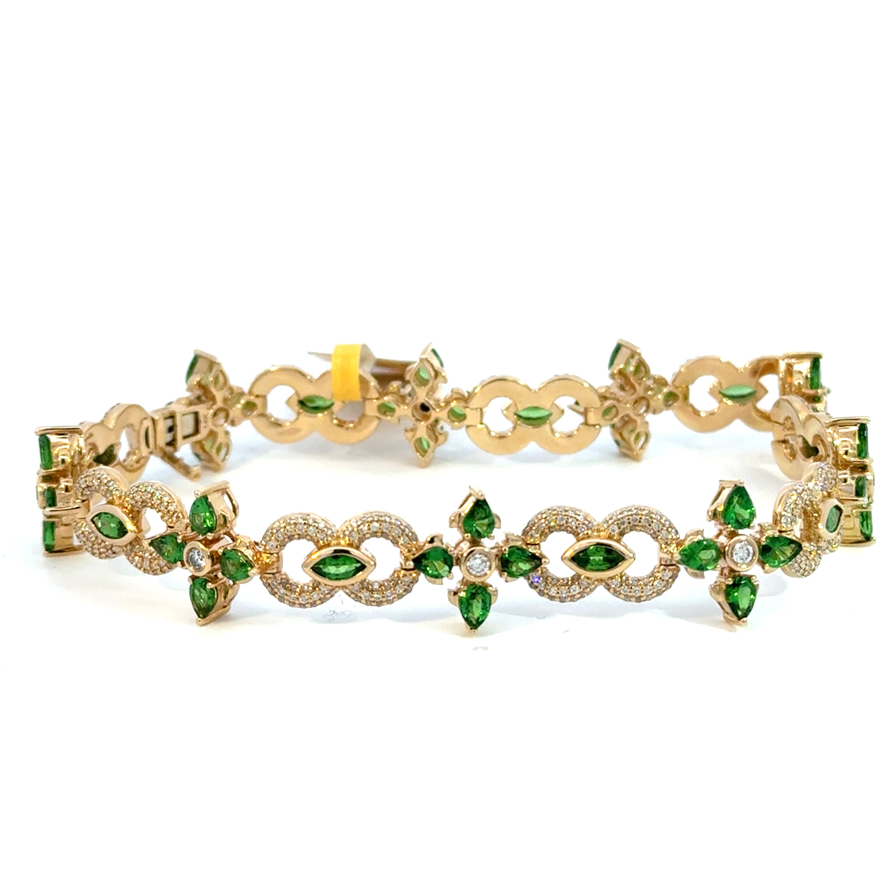 Diamond and Emeralds Bracelet
