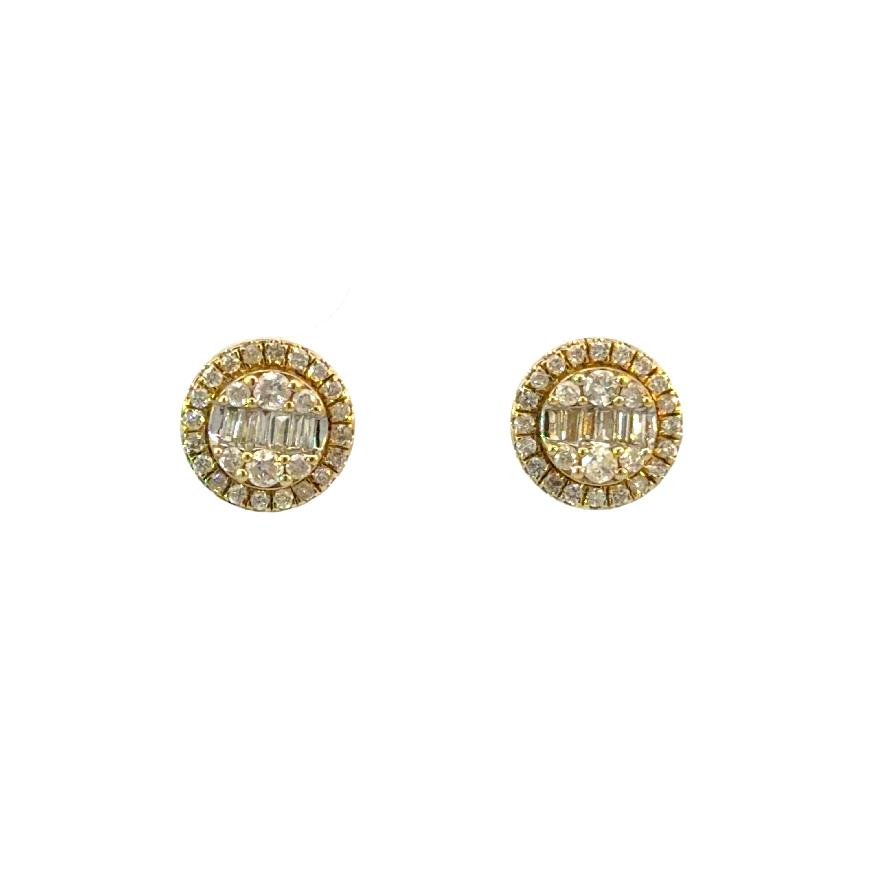 Round Diamond Earrings