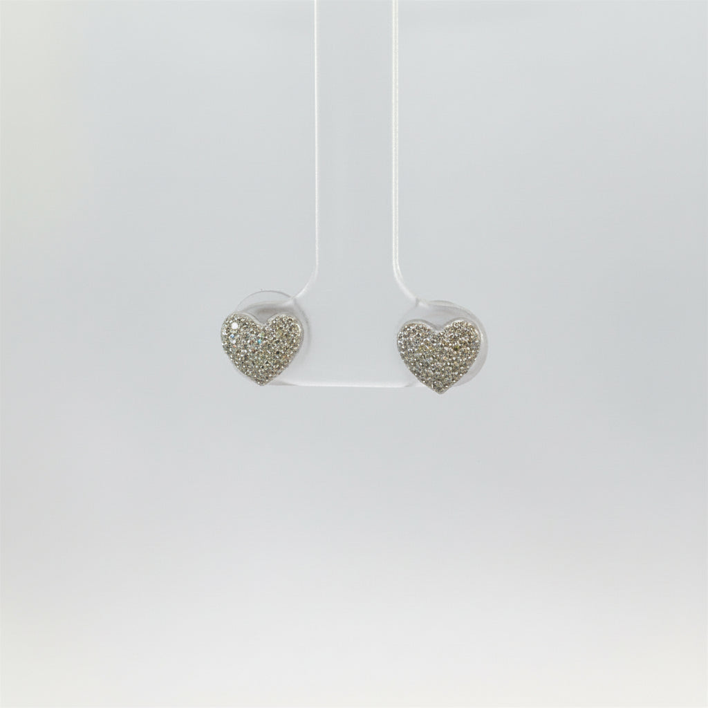 Heart Diamond Earrings