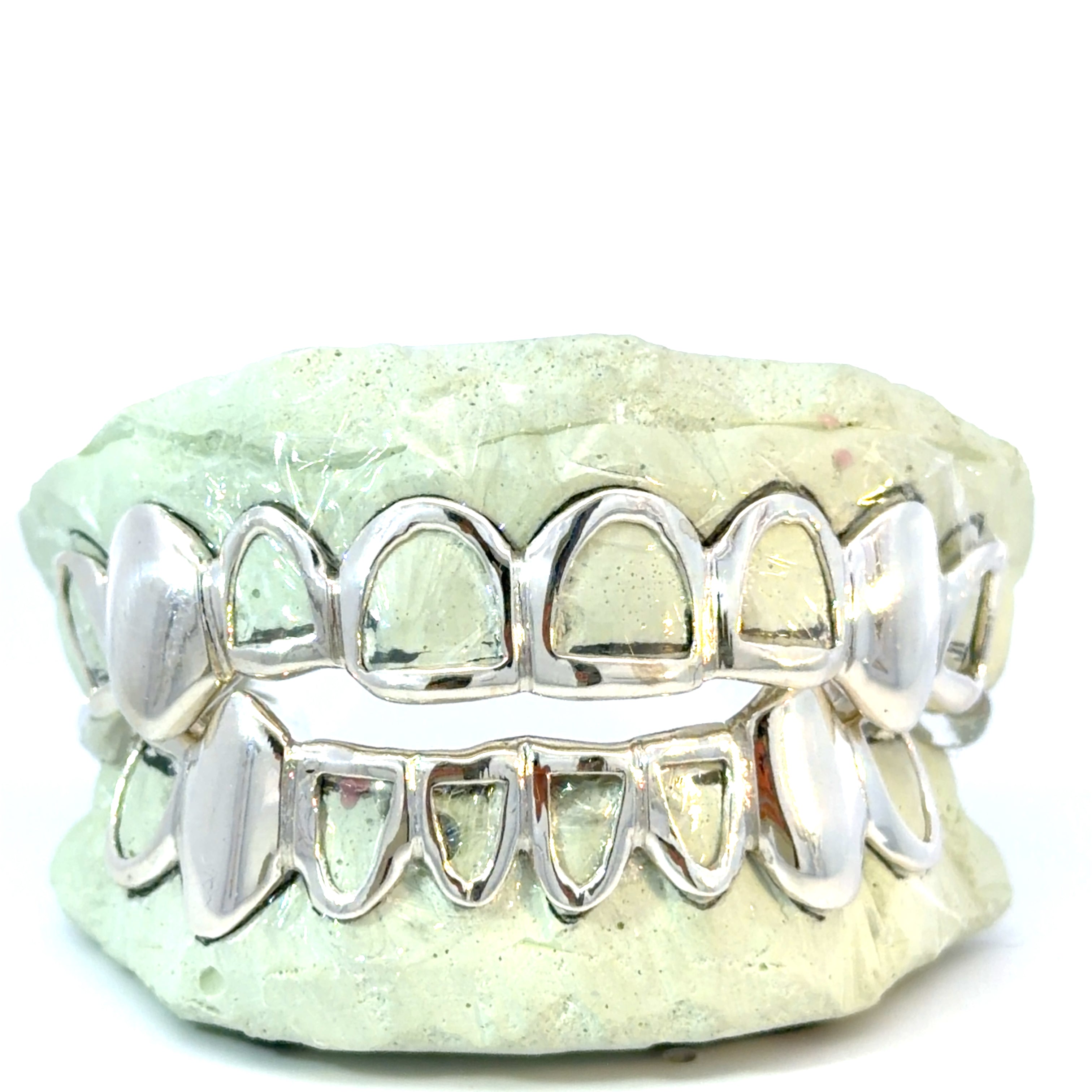 Open Face Grillz with Solid Fangs