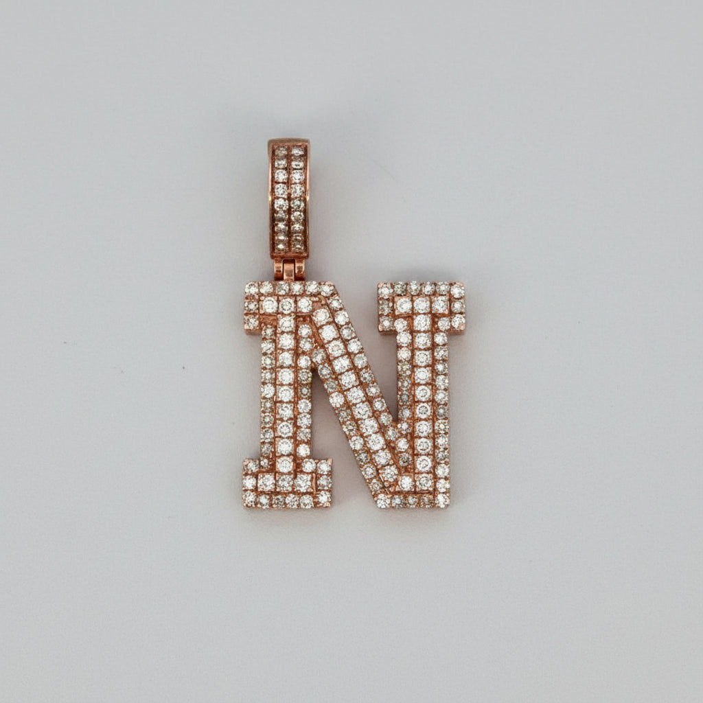 Diamond N Pendant