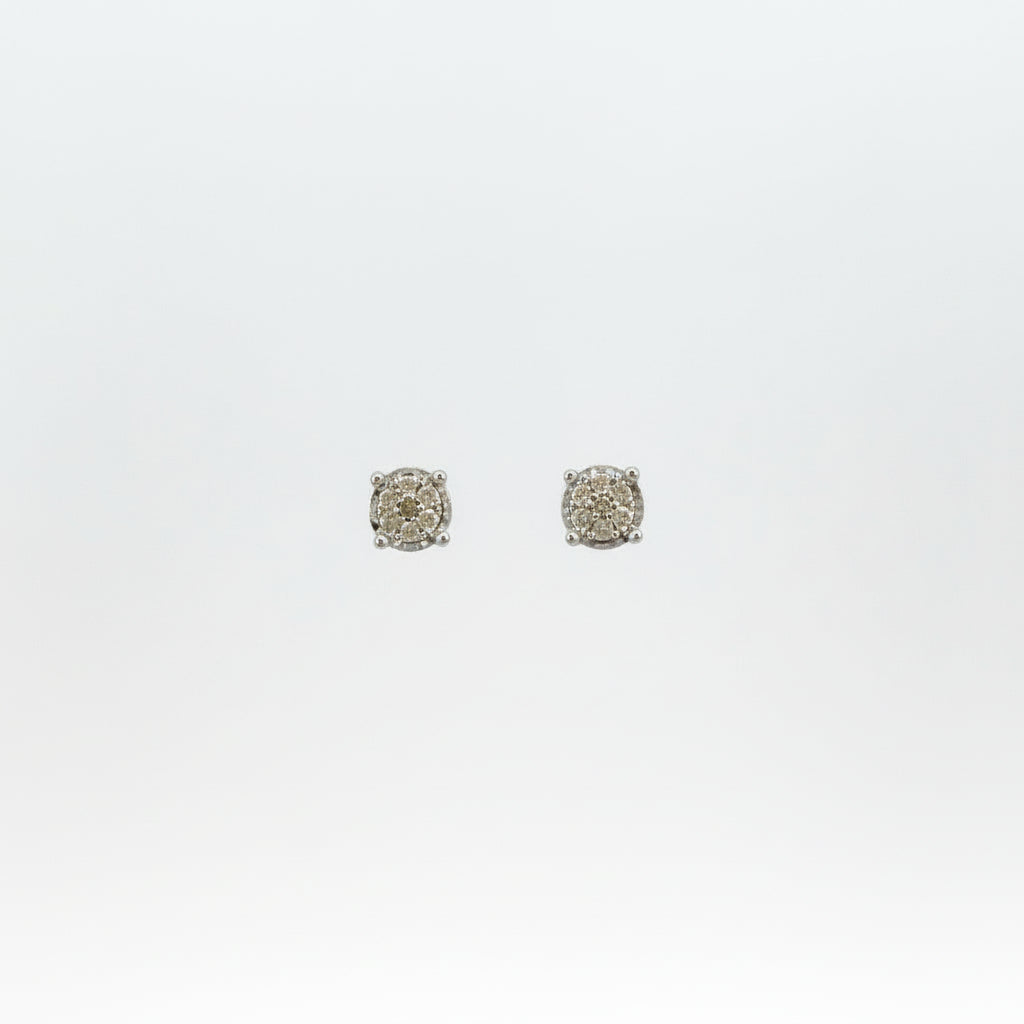 White Gold Diamond Earrings
