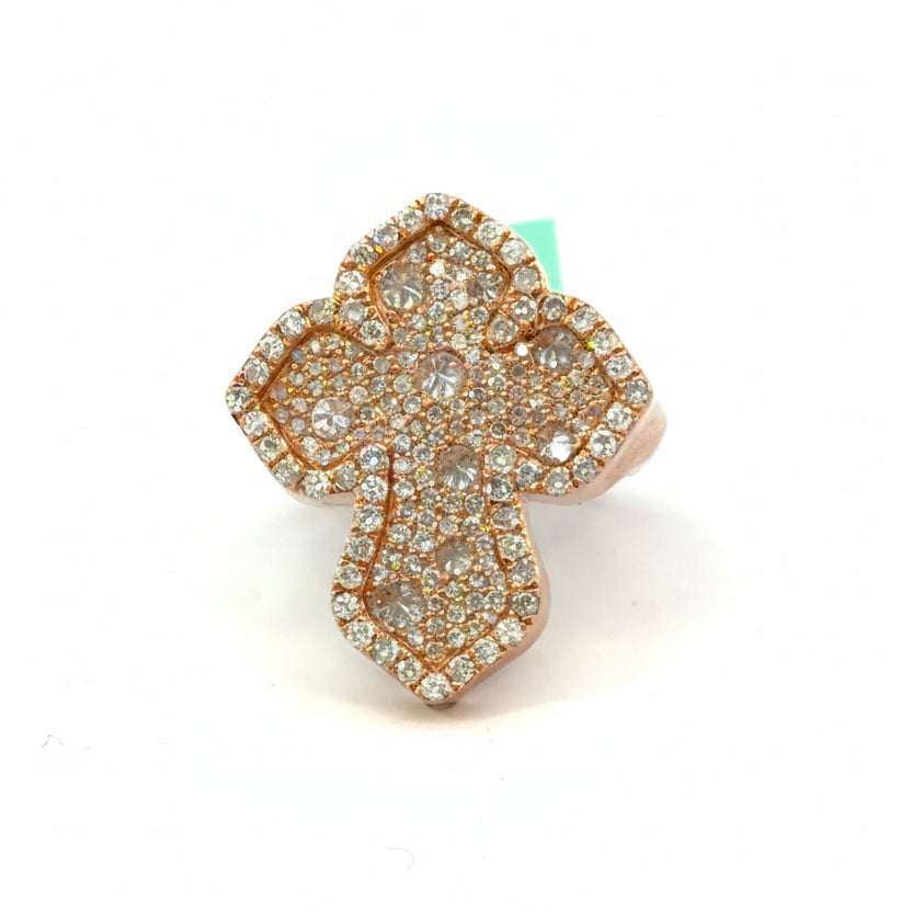 Diamond Cross Ring