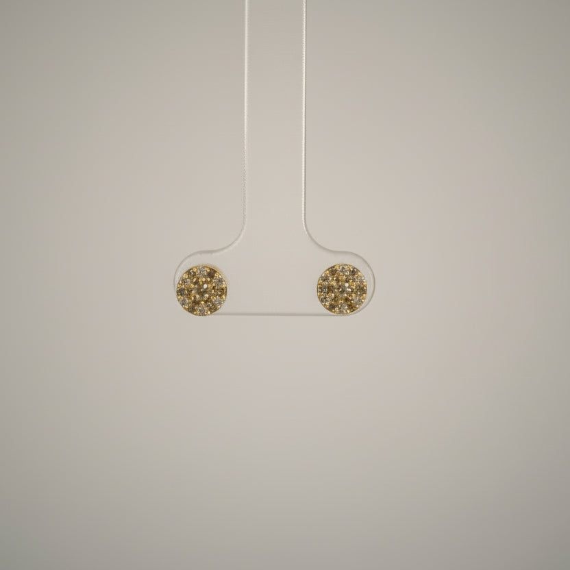 Diamond flower Earrings