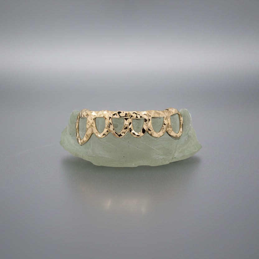 Diamond Dust Diamond Cut Open Face Grill