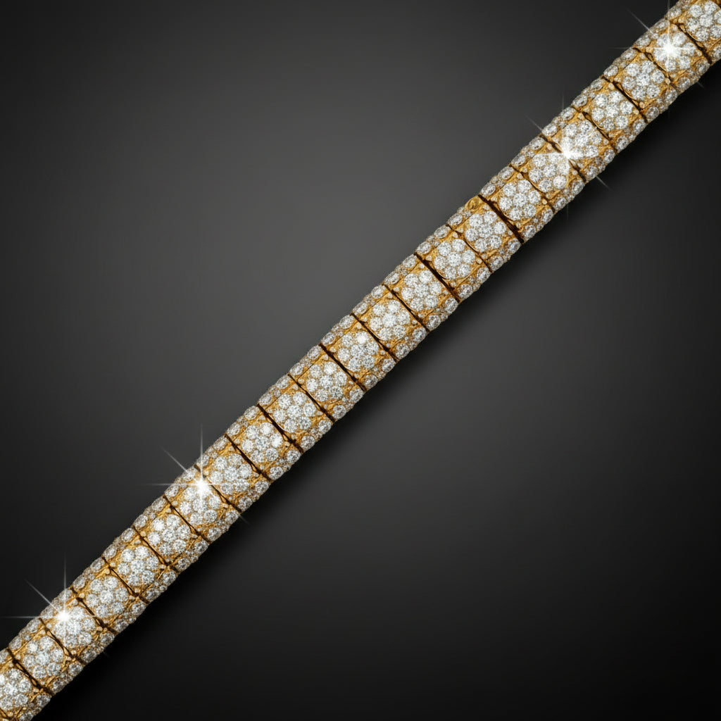 Diamond Tennis Bracelet with Round Brilliant Cut Diamonds
