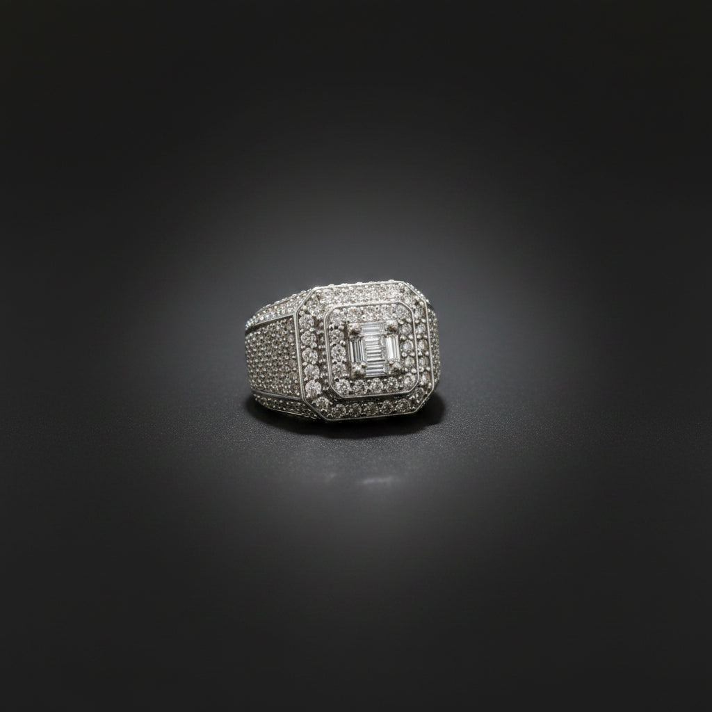 Octagonal Diamond Ring