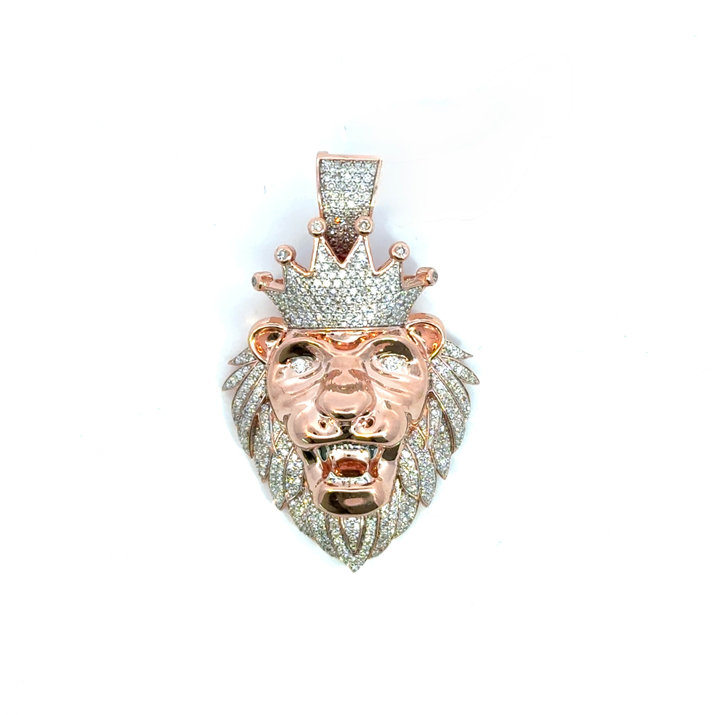 Diamond Lion Pendant