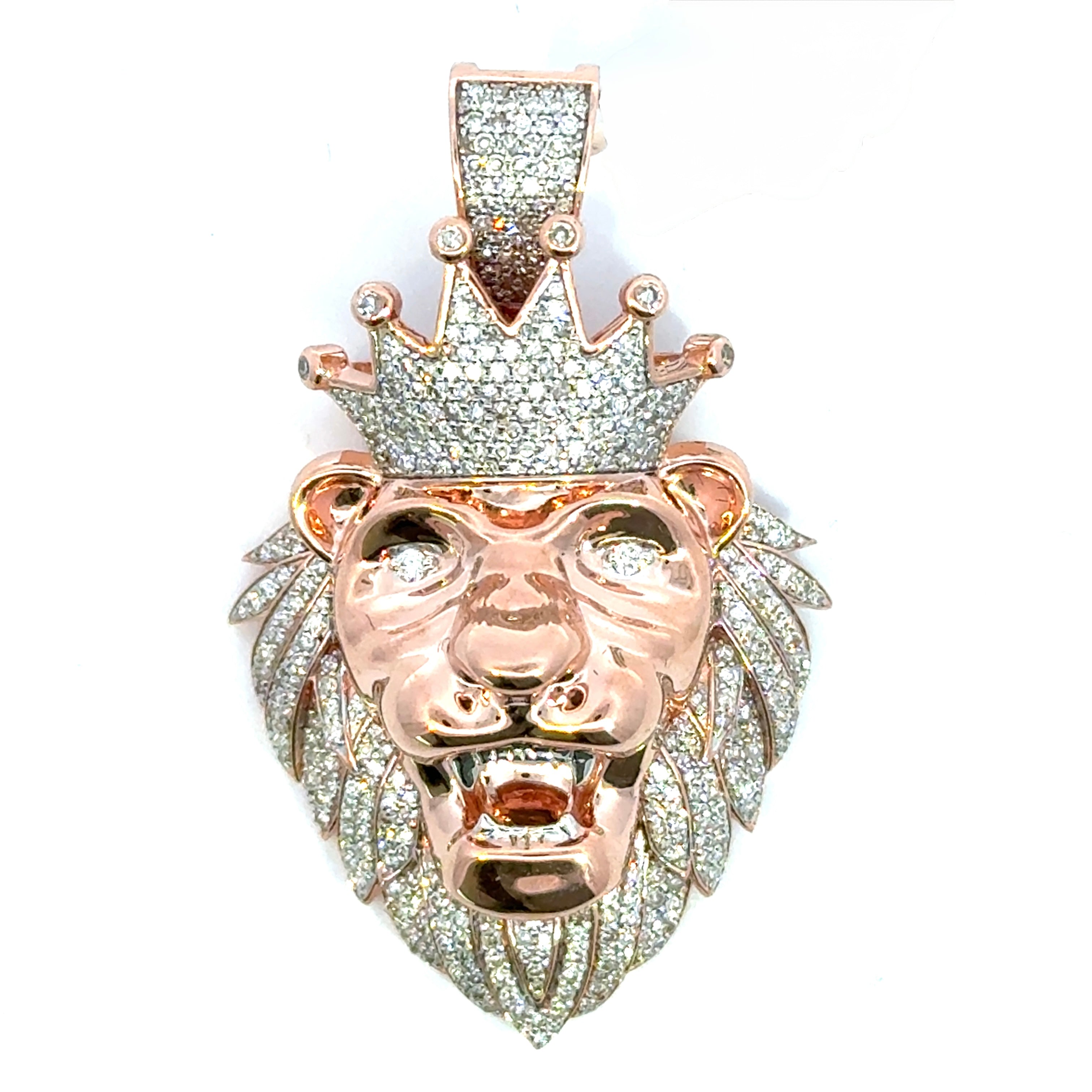 Diamond Lion Pendant