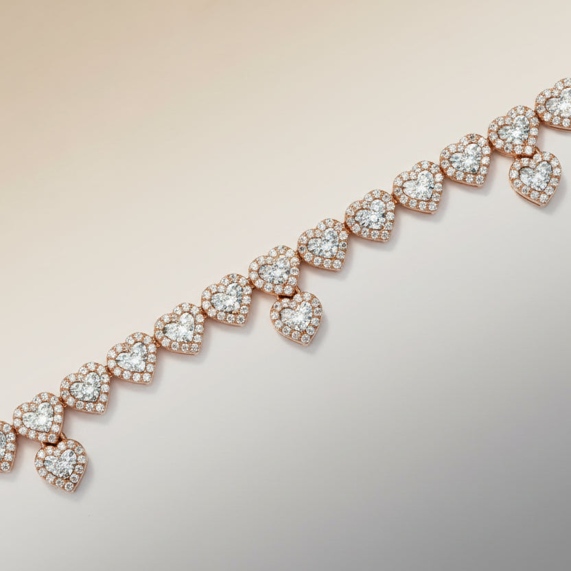 Diamond Heart Bracelet