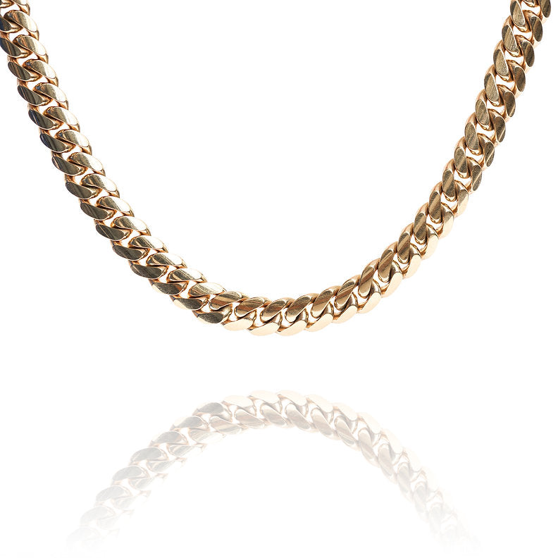 10K Gold Solid Miami Cuban