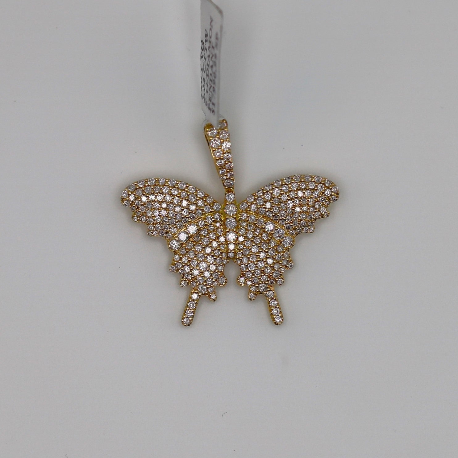 Diamond Butterfly Pendant