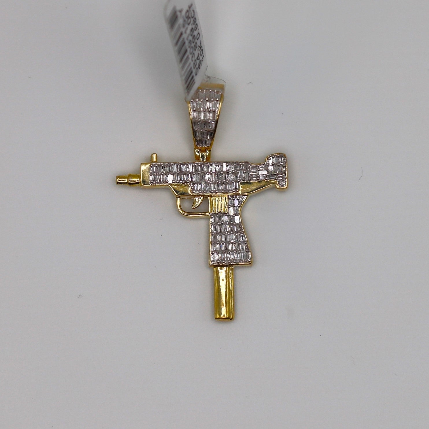 Diamond Uzi Pendant