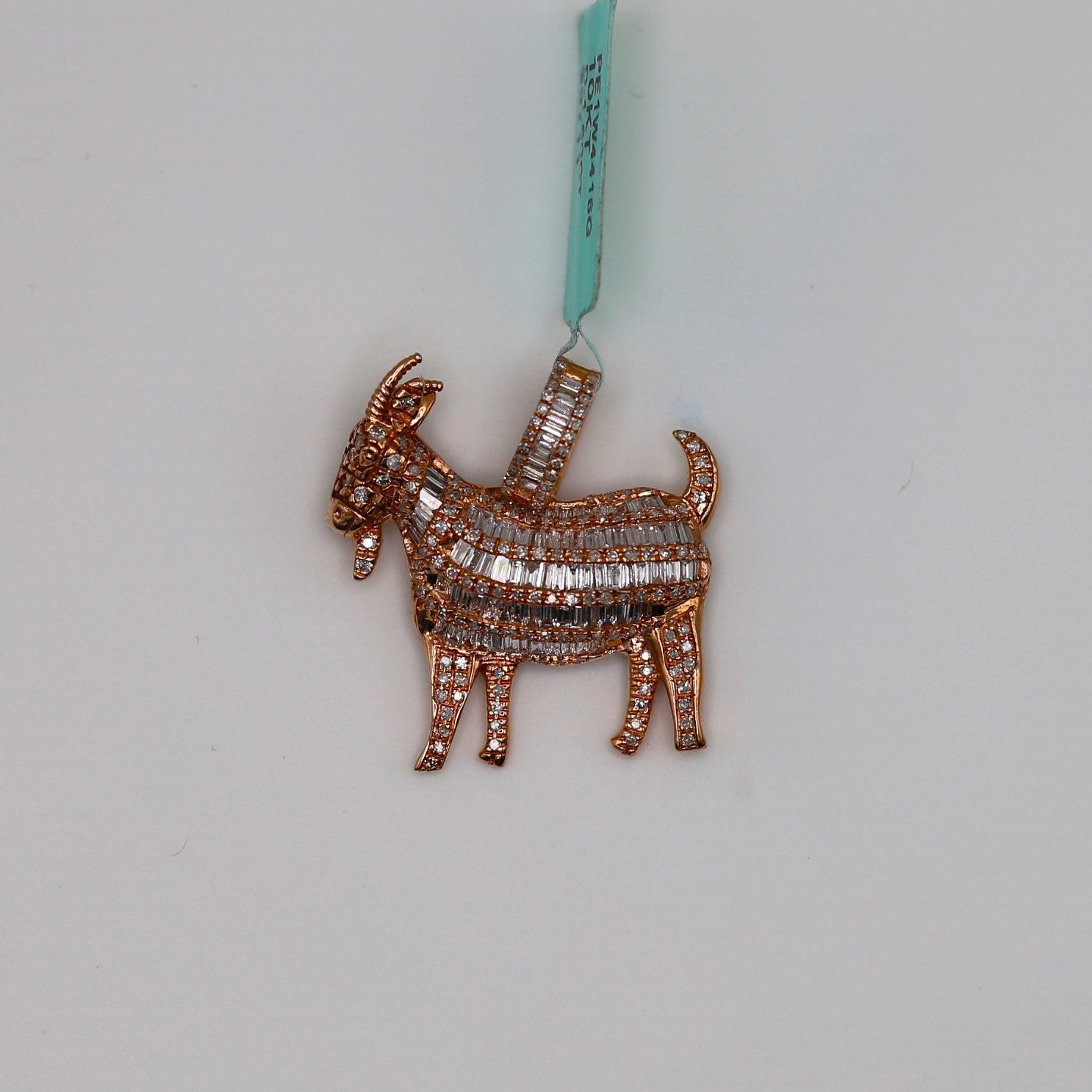 Diamond Goat Pendant