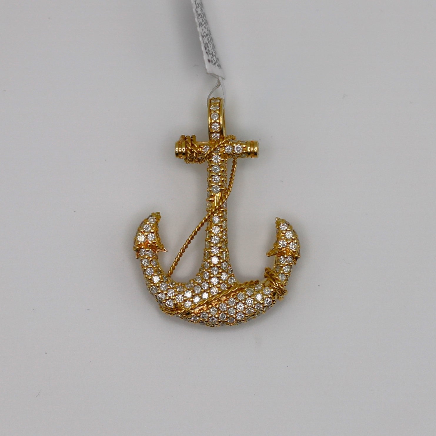 Diamond Ancher Pendant