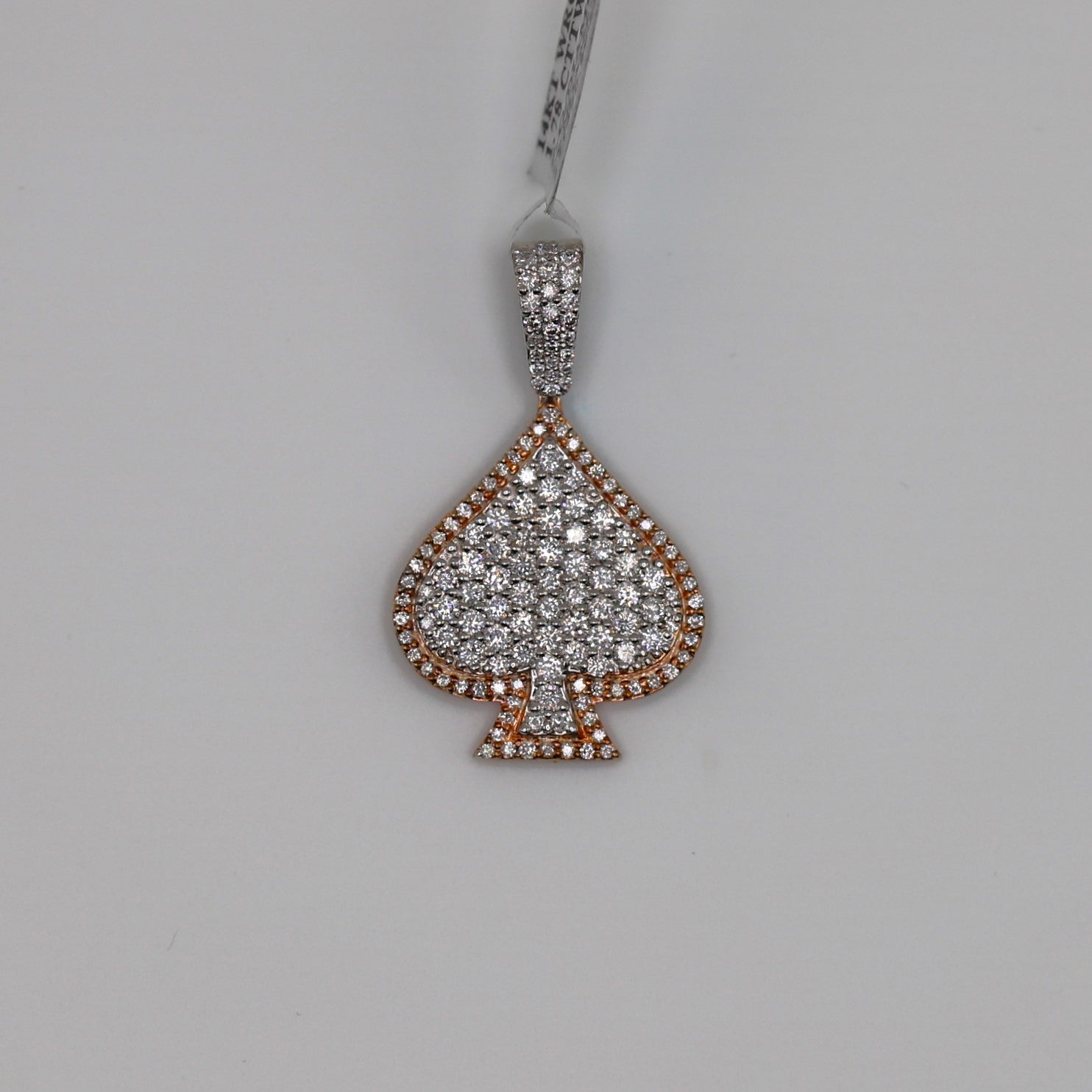 Diamond Spade Pendant