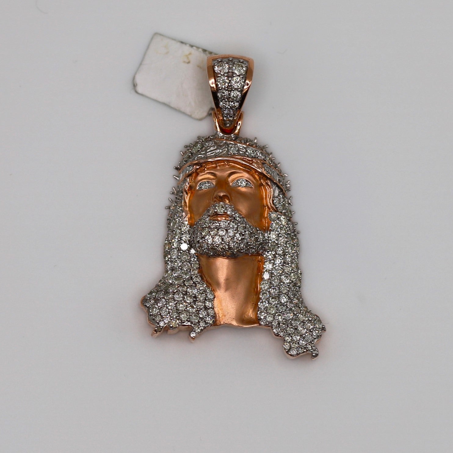 Diamond Jesus Pendant