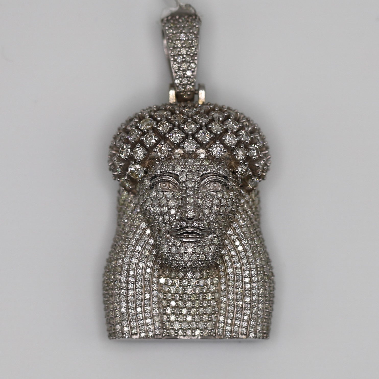 Diamond Jesus Pendant