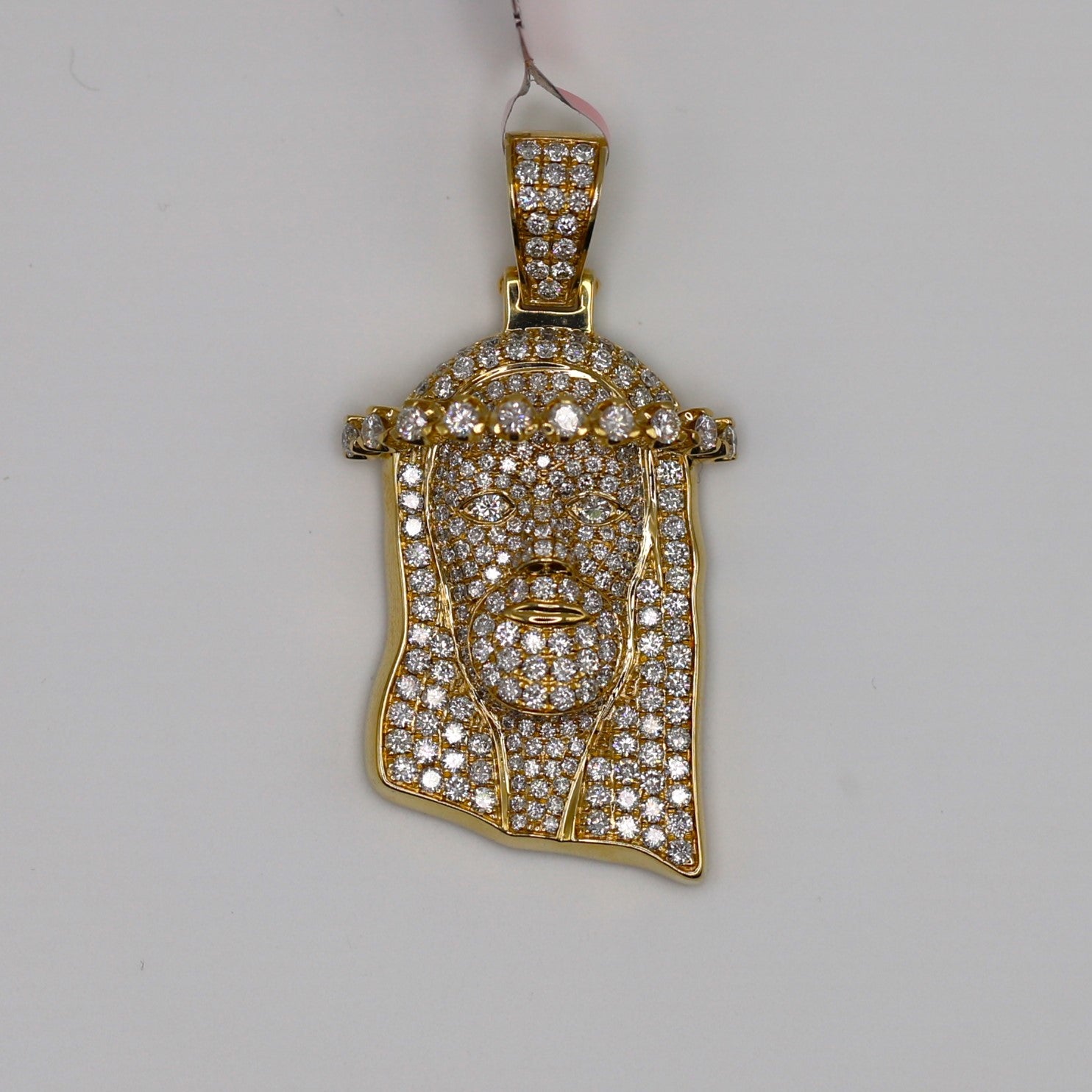 Diamond Jesus Pendant