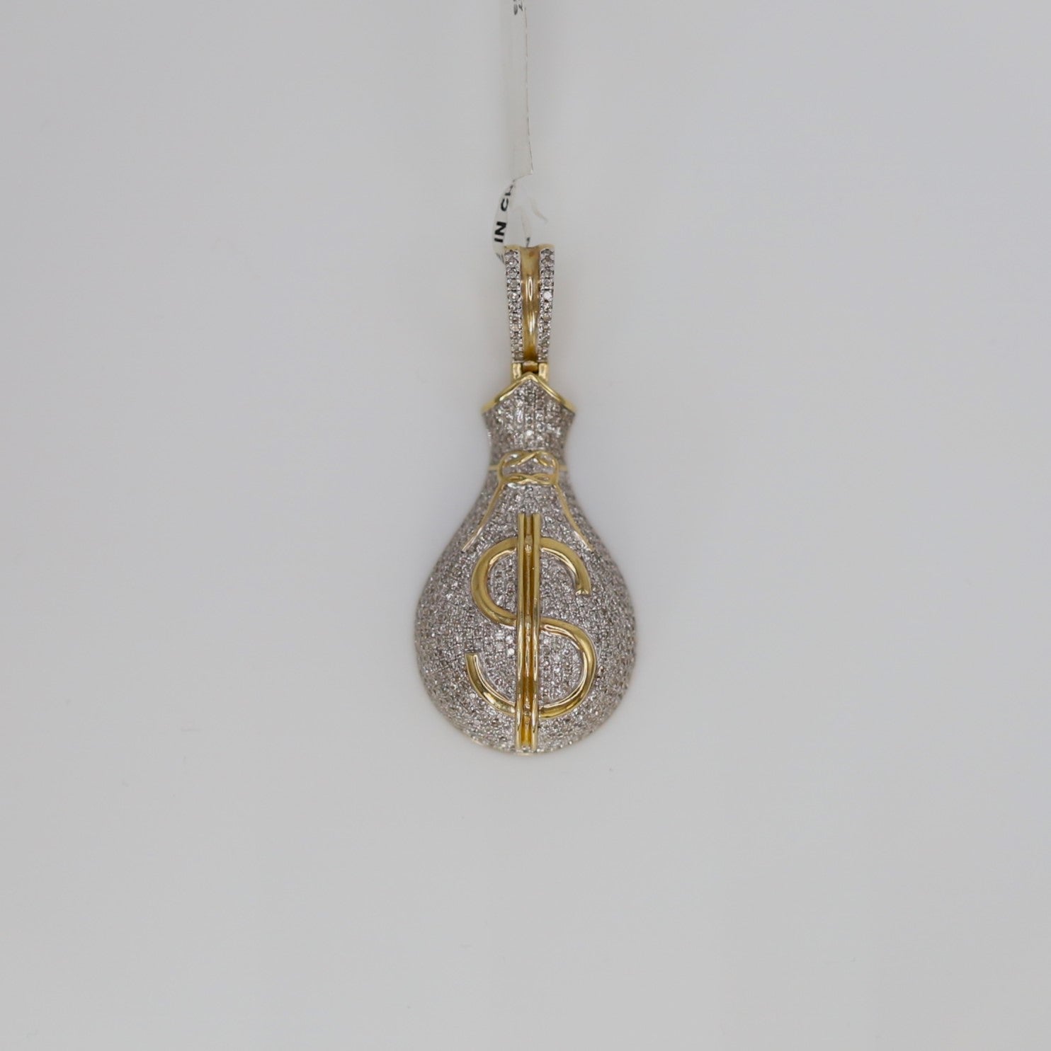 Diamond Money Bag Pendant