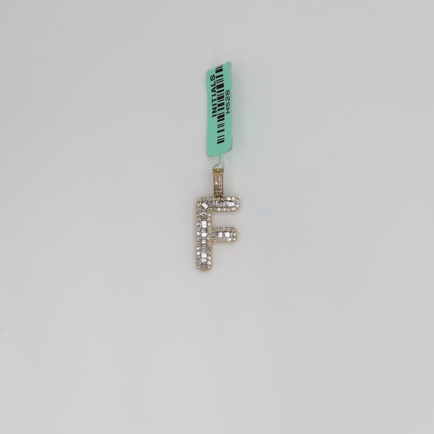 Diamond Letter F Pendant