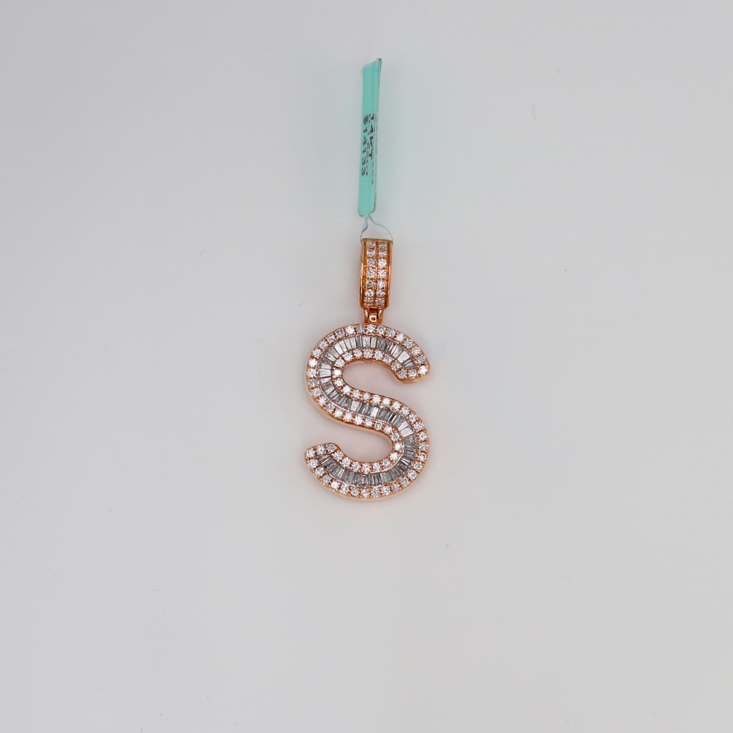 Diamond Letter S Pendant