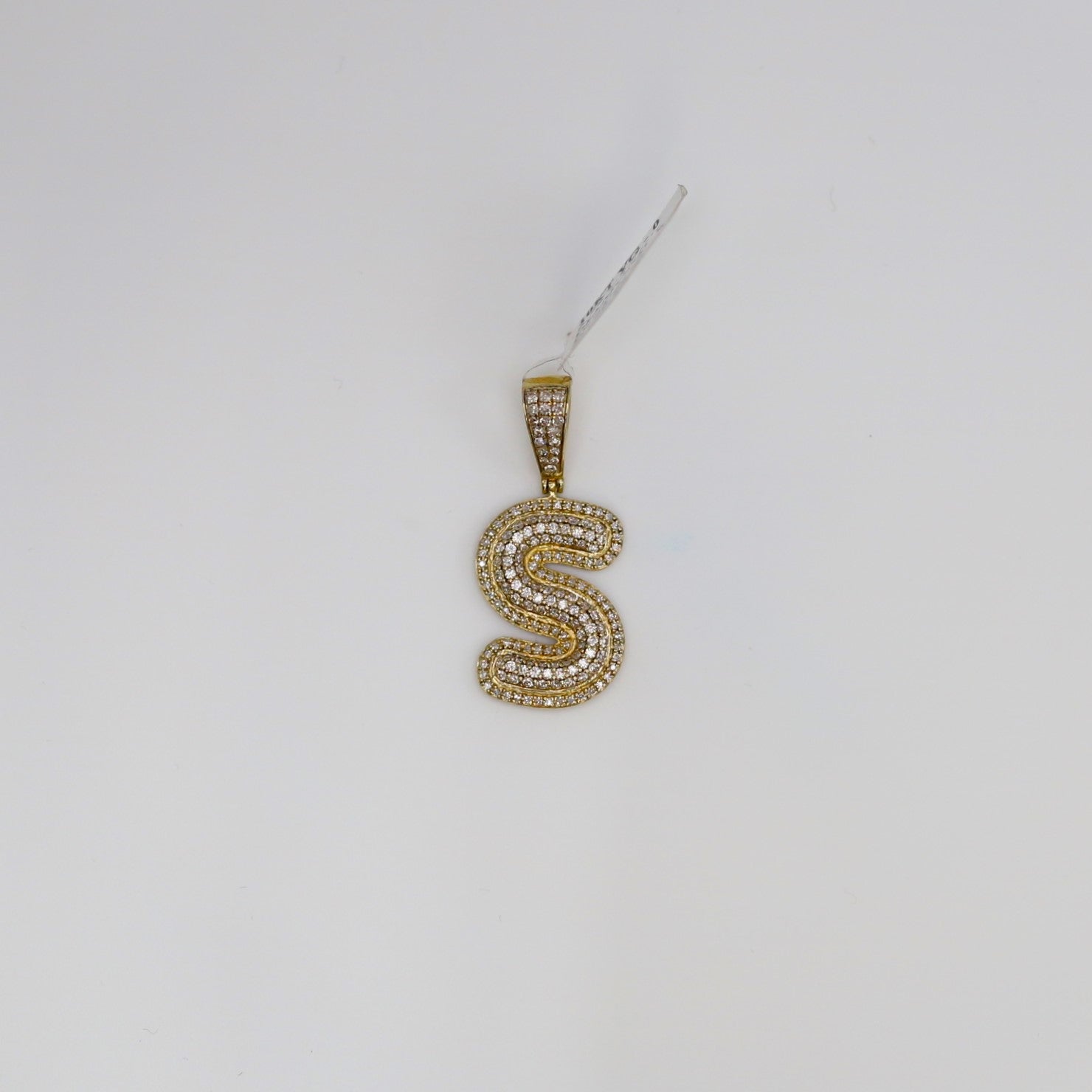 Diamond Letter S Pendant