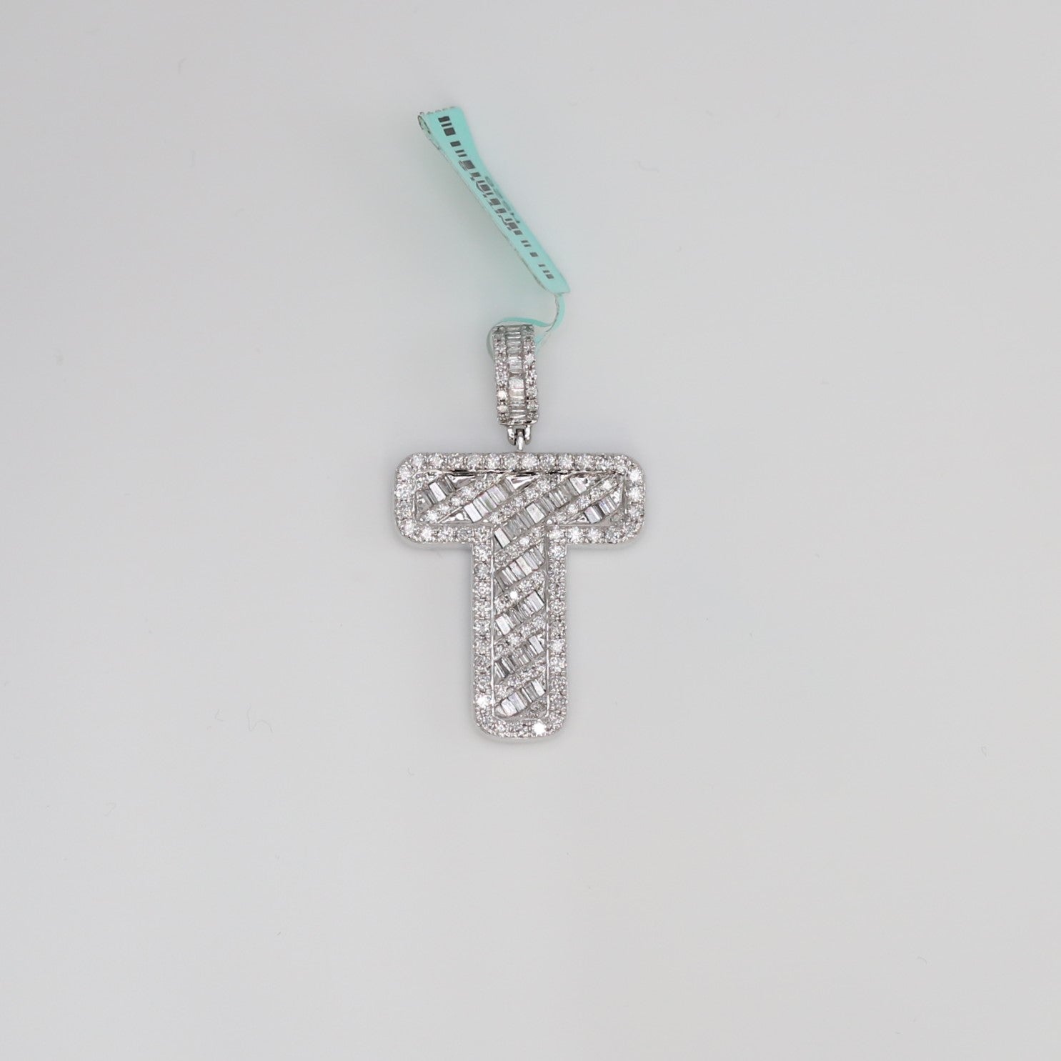 Diamond Letter T Pendant