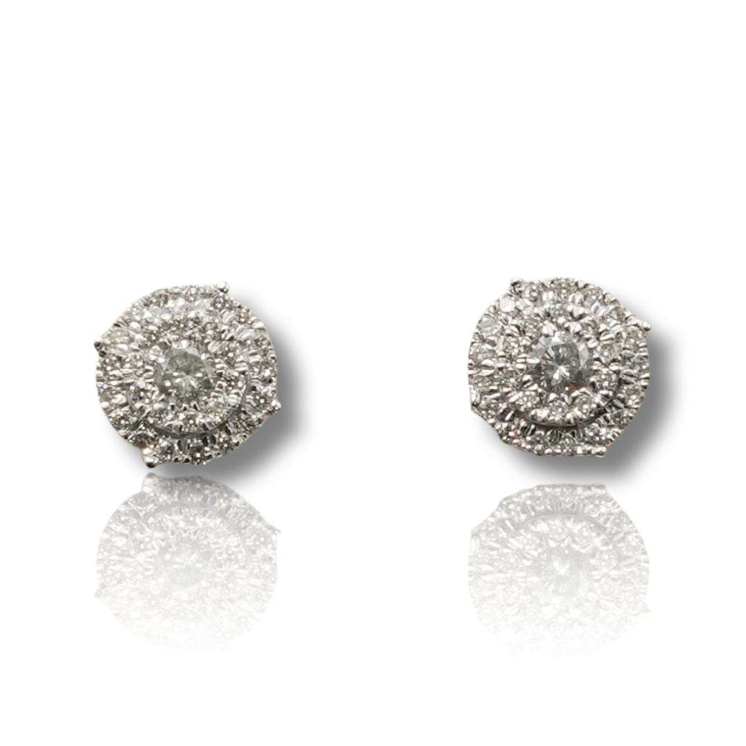 Circle Diamond Earring