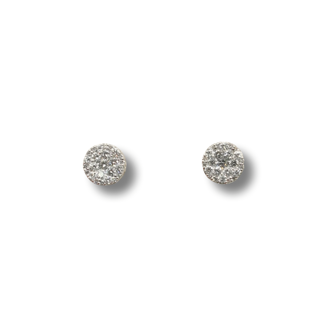 Circle Diamond Earring