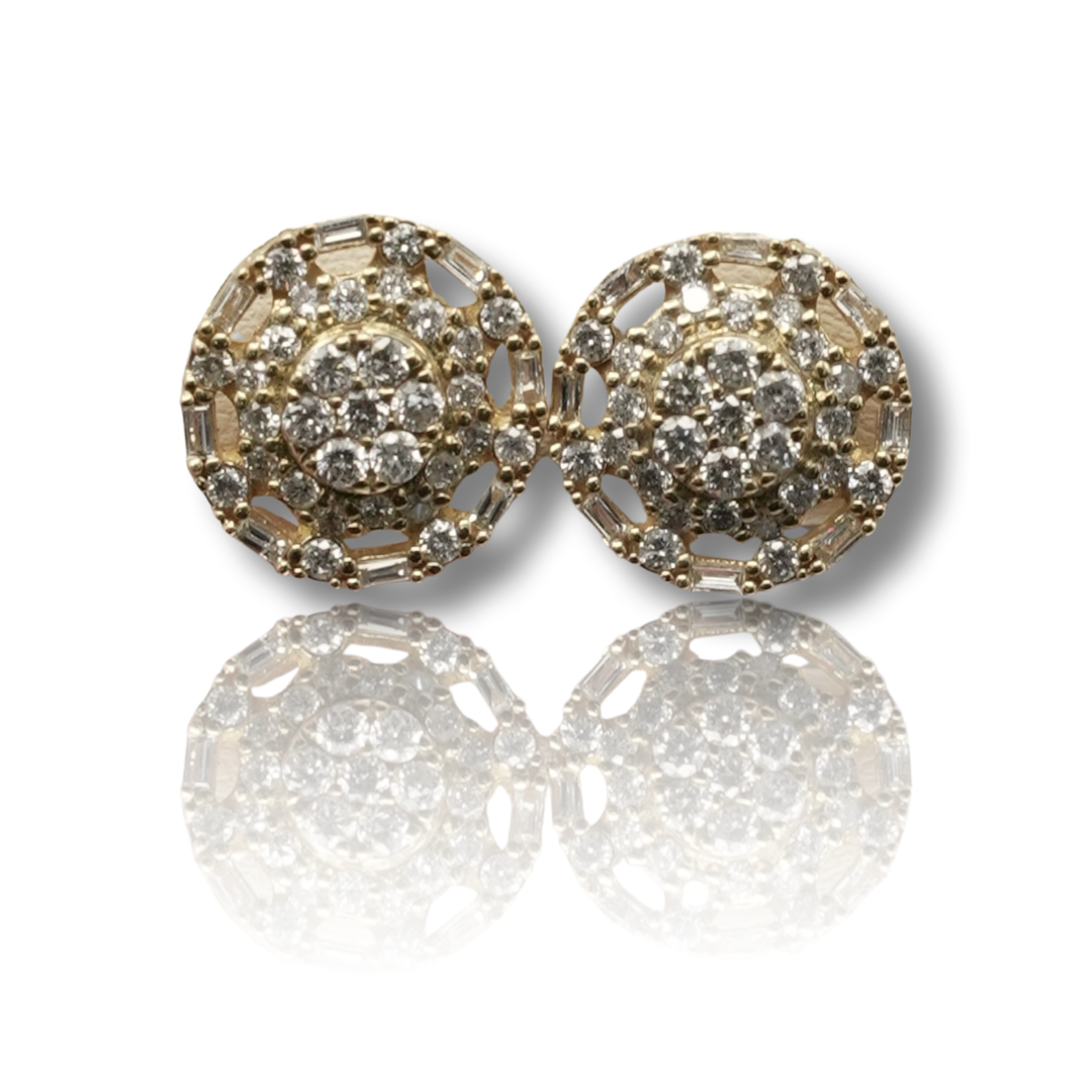 Circle Diamond Earring