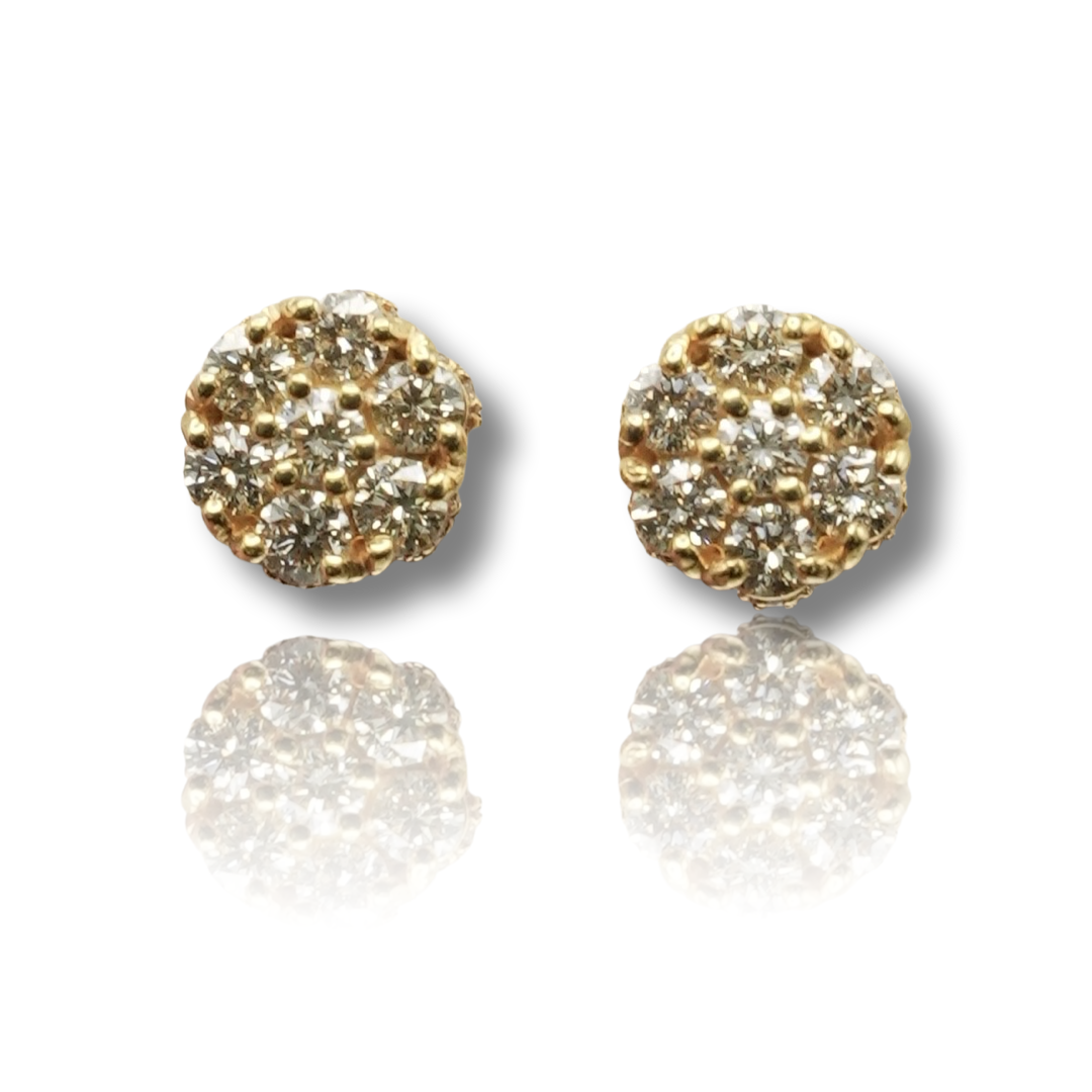 Flower Diamond Earring