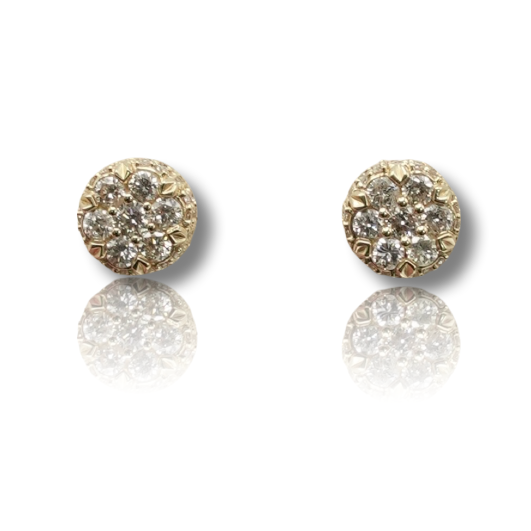 Circle Diamond Earring