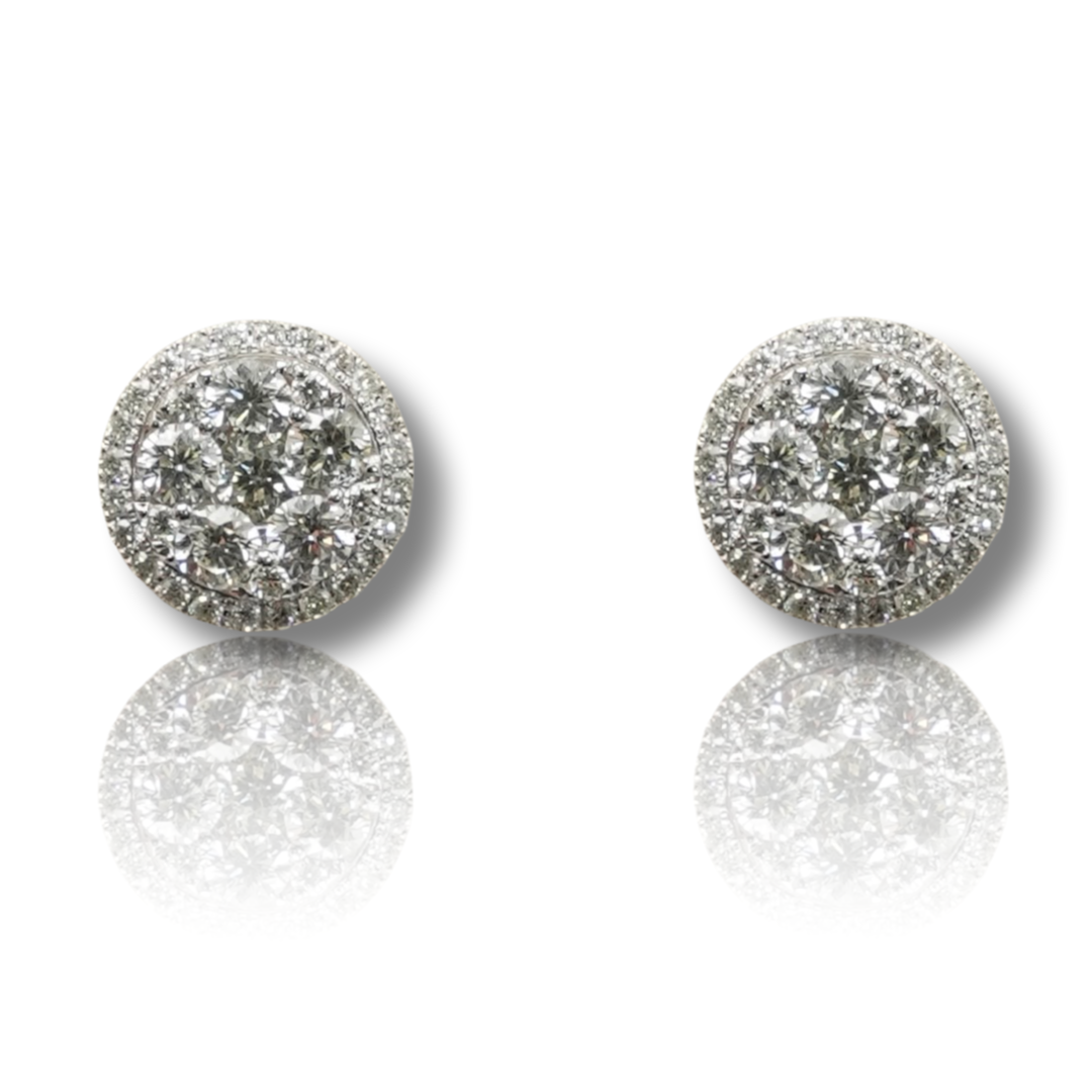 Circle Diamond Earring