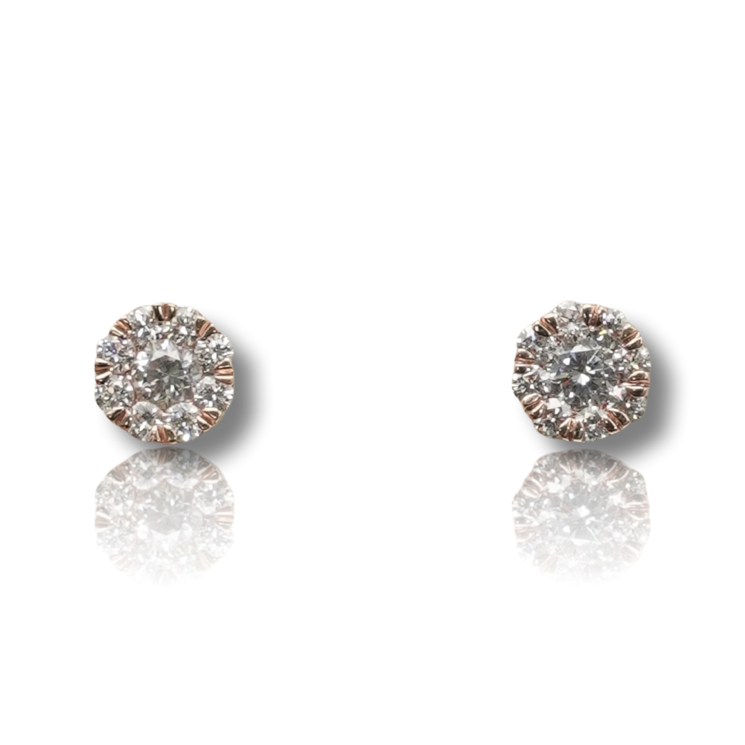 Circle Diamond Earring